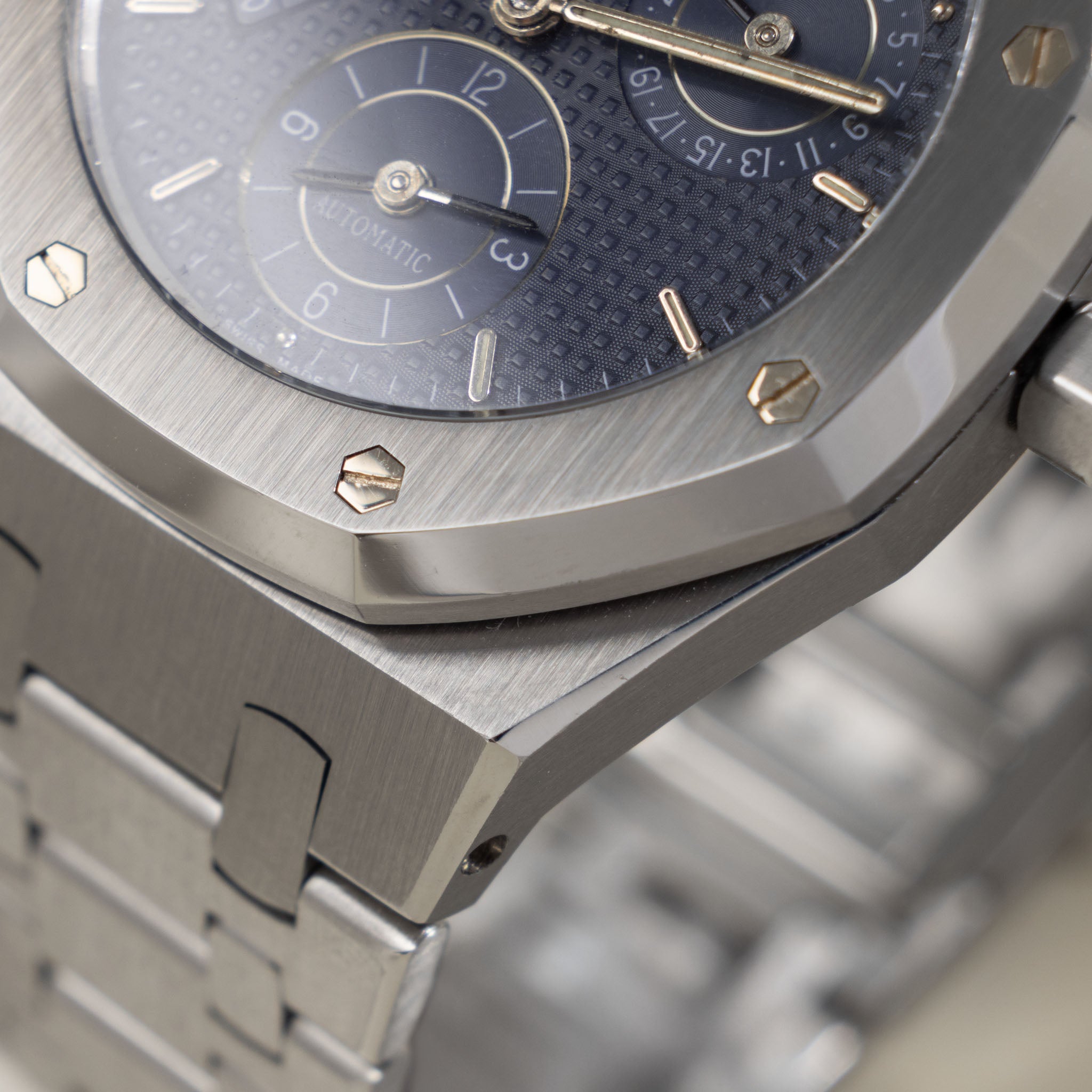 Audemars Piguet Royal-Oak Dual Time Blue Dial ref. 25730ST