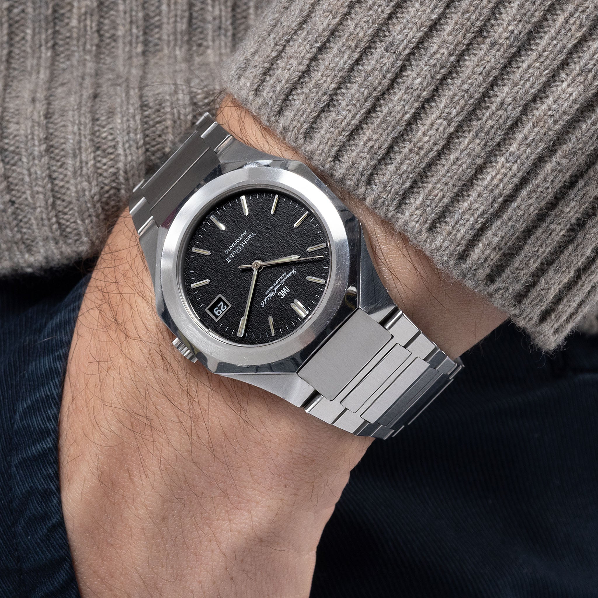 IWC Yacht club II Jumbo Automatic Black dial ref 3212