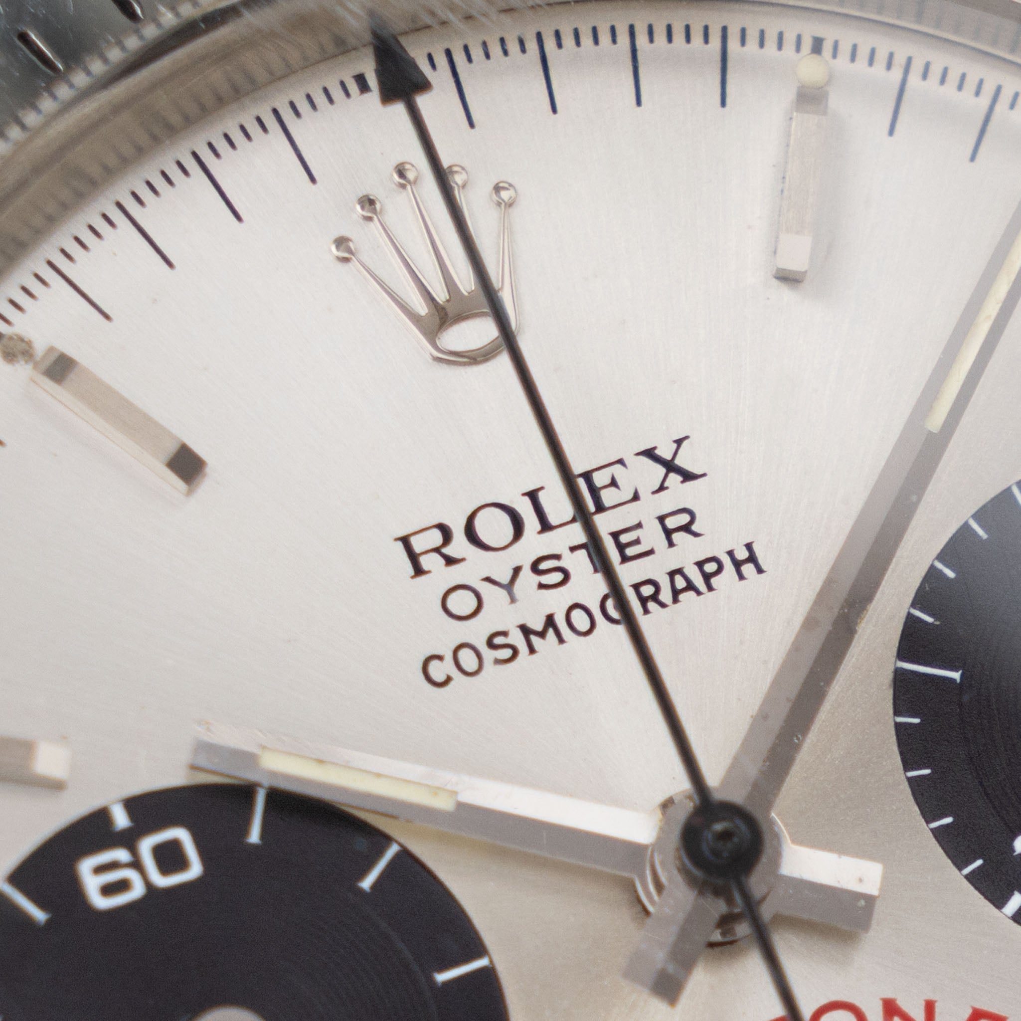 Rolex Cosmograph Daytona ref. 6265 Big Red Panda Silver Dial 
