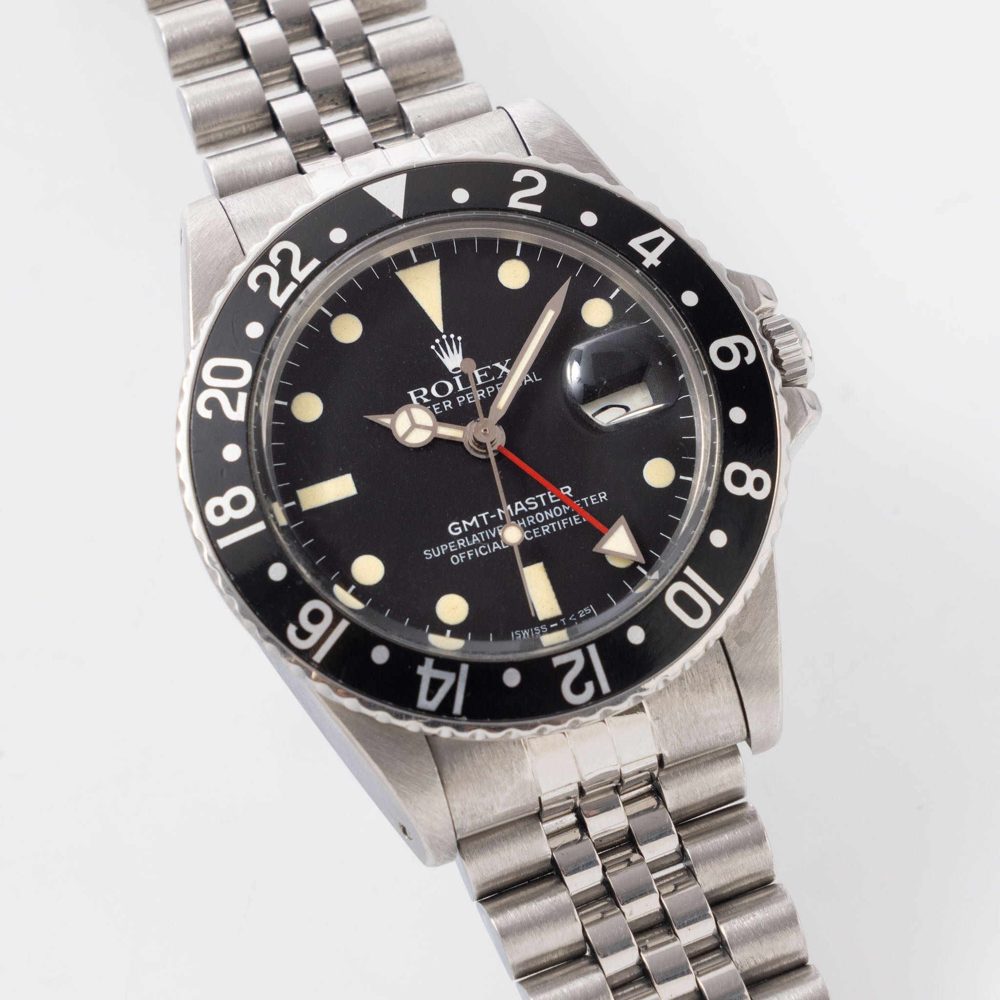 Rolex GMT-Master ref 16750 Matte Dial with Original Punched Guarantee Paper