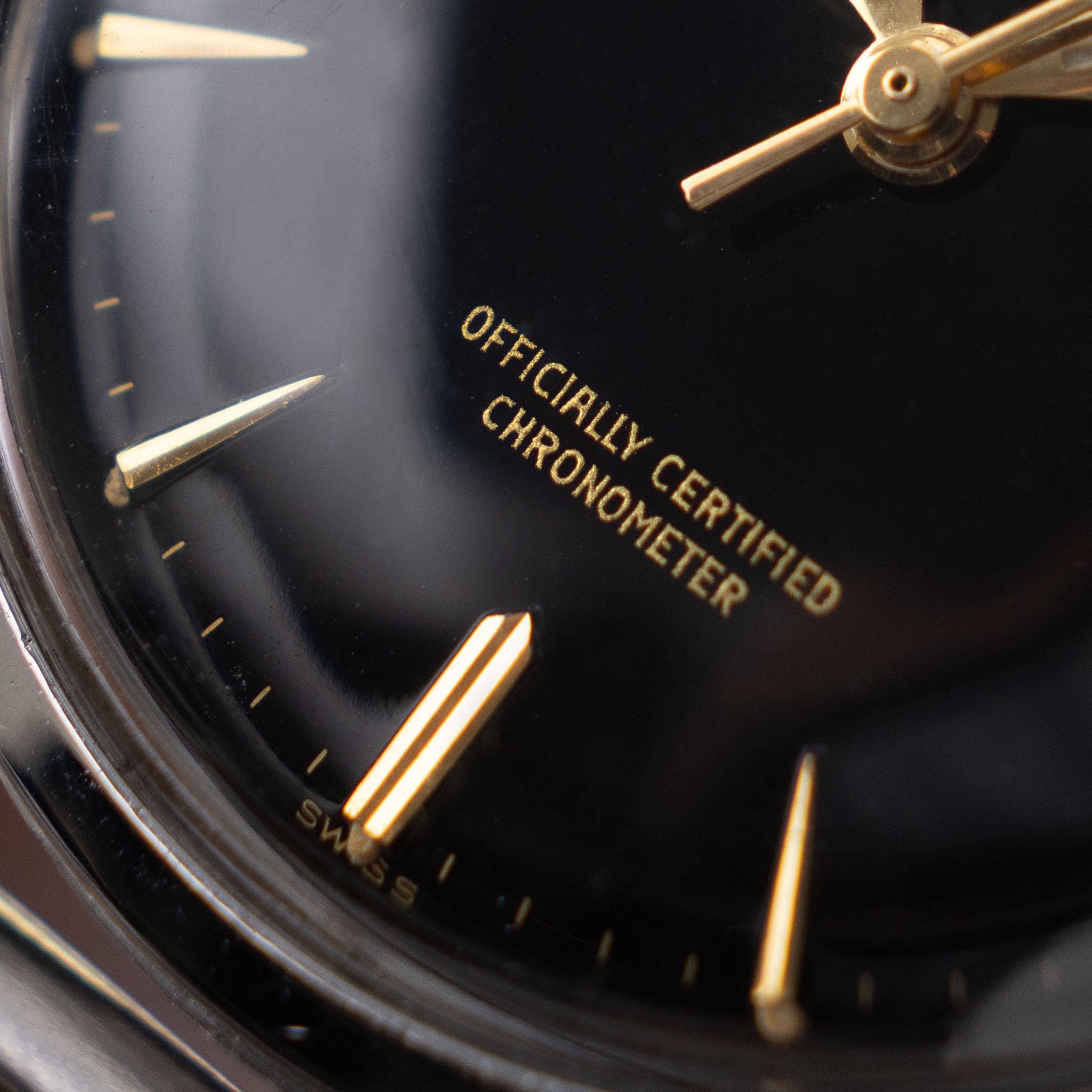 Rolex Oyster Perpetual 6084 Gilt Dial Ovetto 