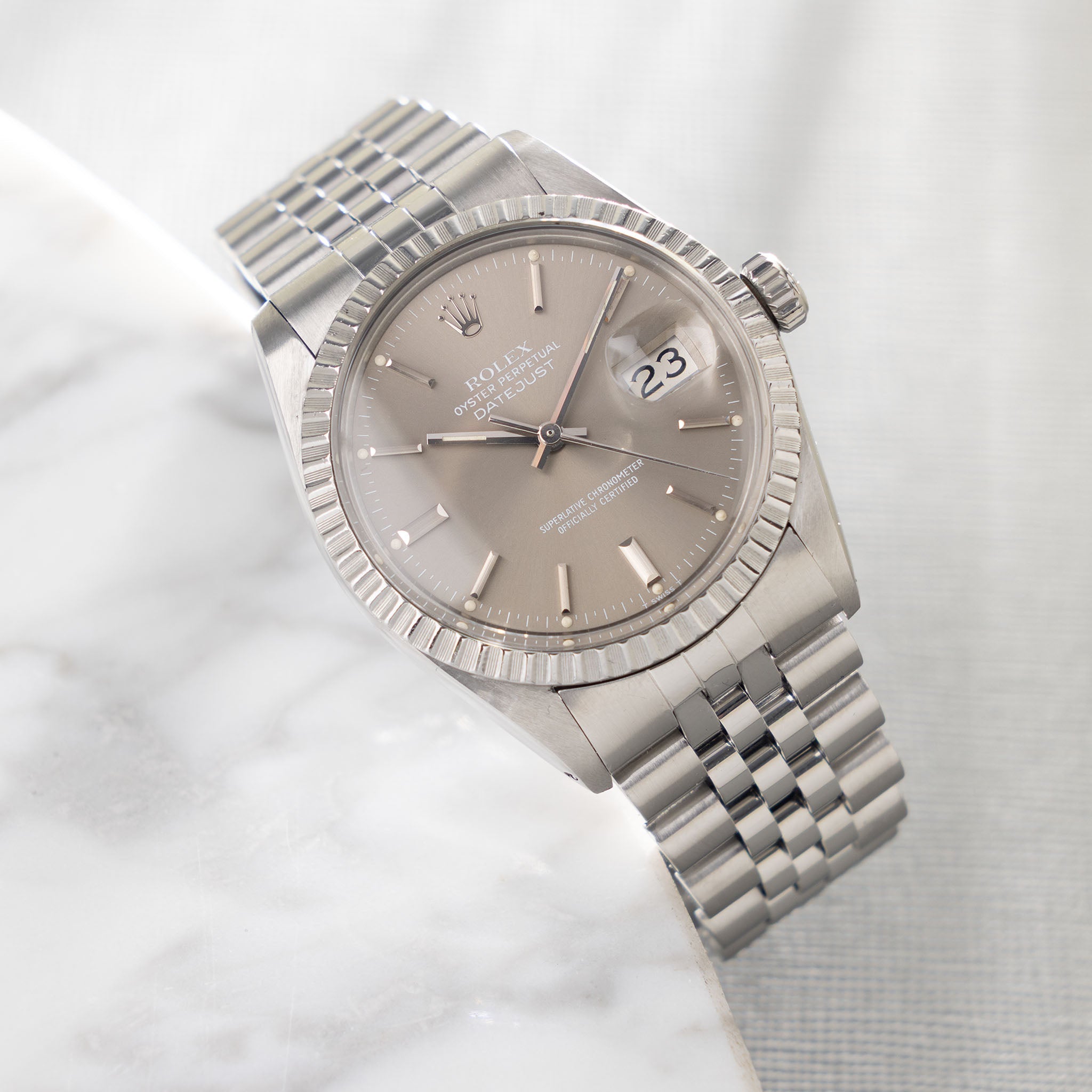 Rolex Datejust 16030 Taupe Soleil Dial