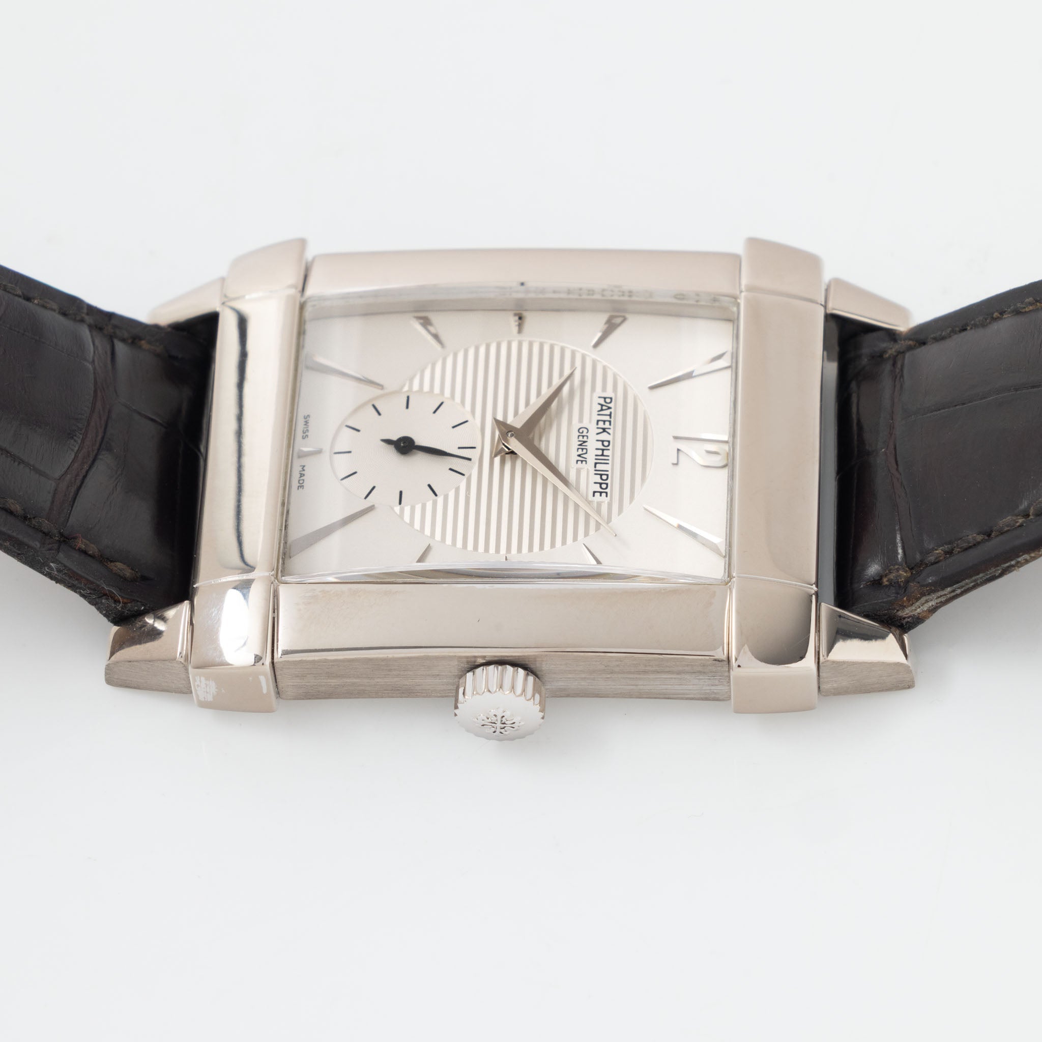 Patek Philippe Gondolo Silver dial in 18 k white gold ref 5111G