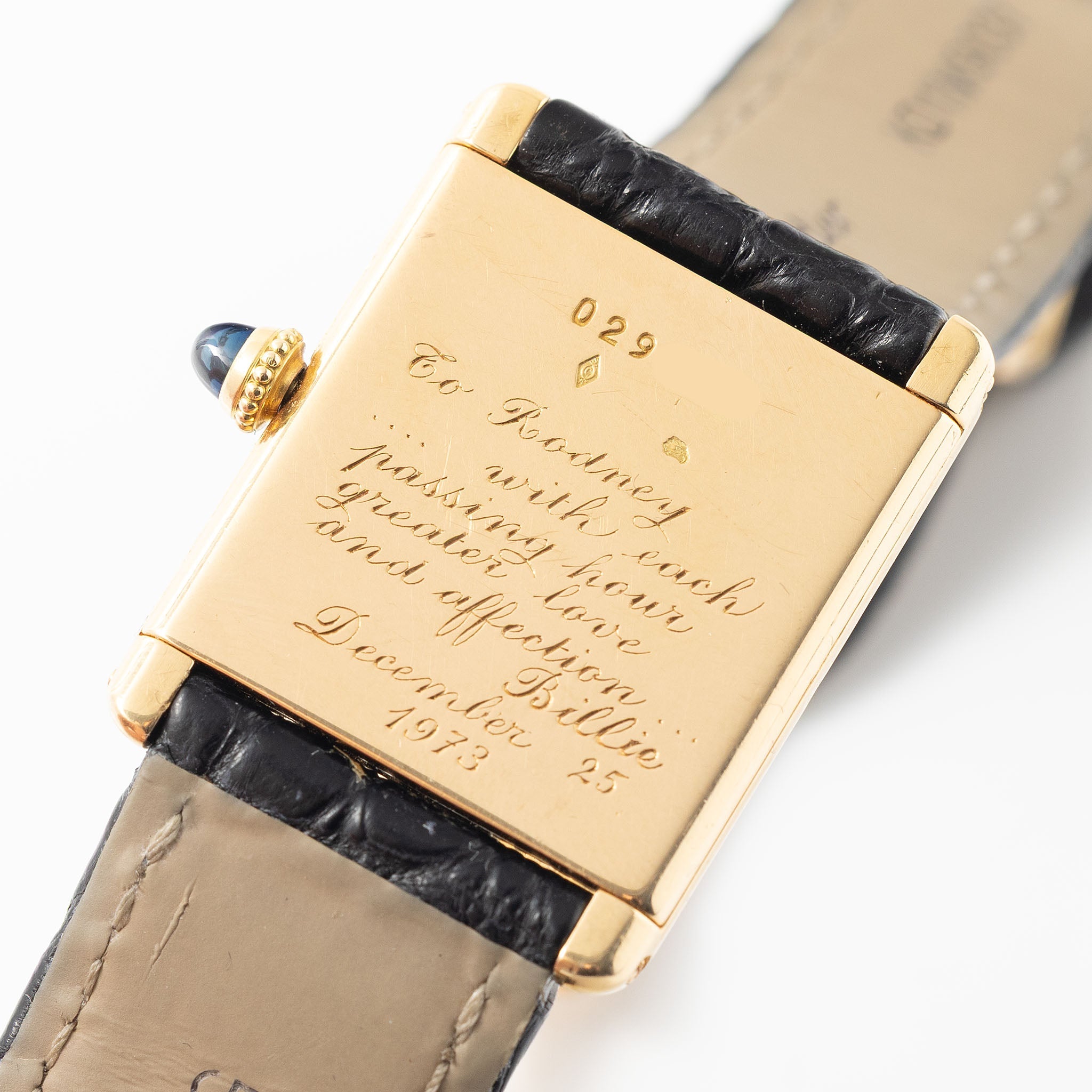 Cartier Tank Louis Rare Jaeger Movement in 18k yellow gold Paris Dial Pre-merger