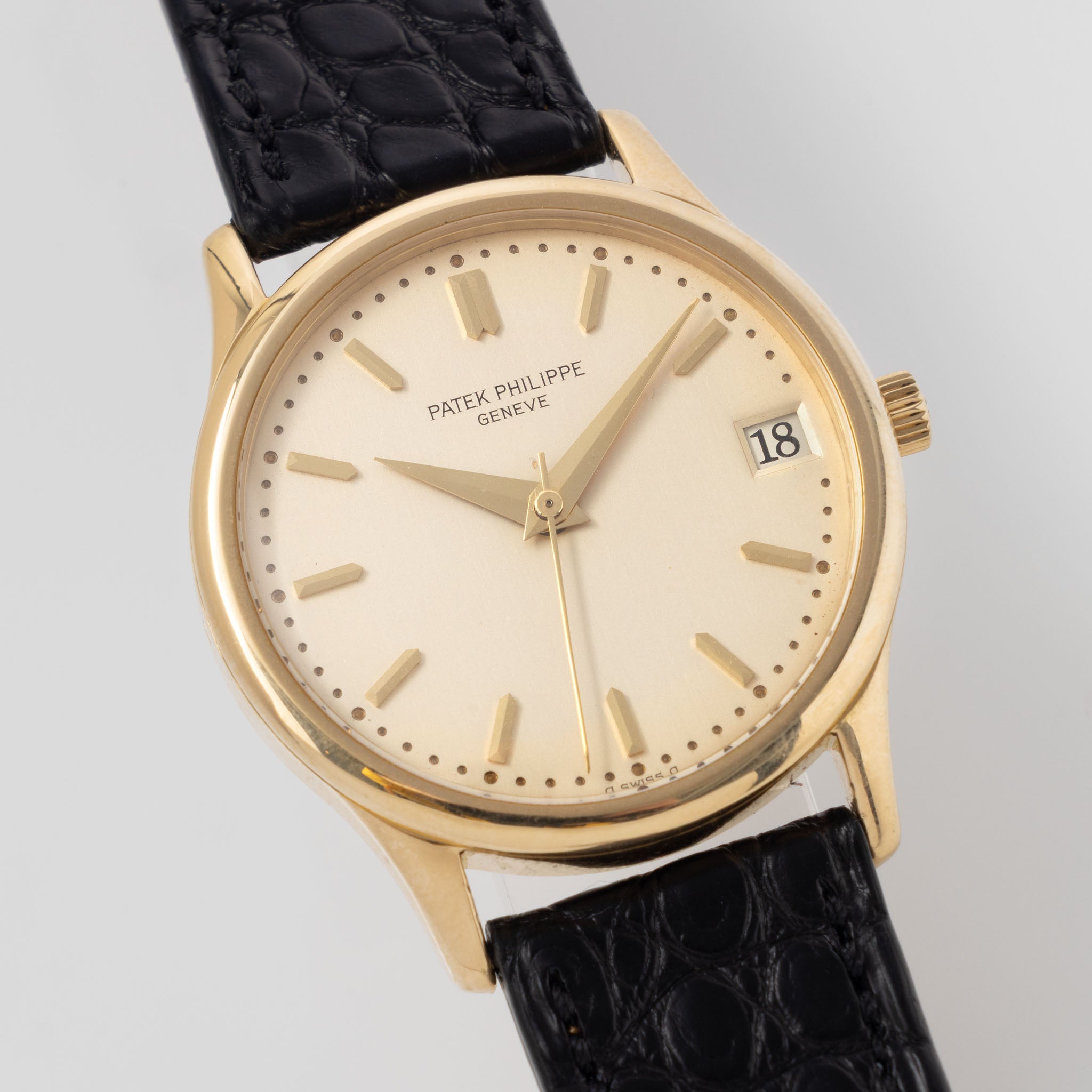 Patek Philippe Calatrava 3998J Argenté Dial ref. 3998j with Original Certificate of Origine