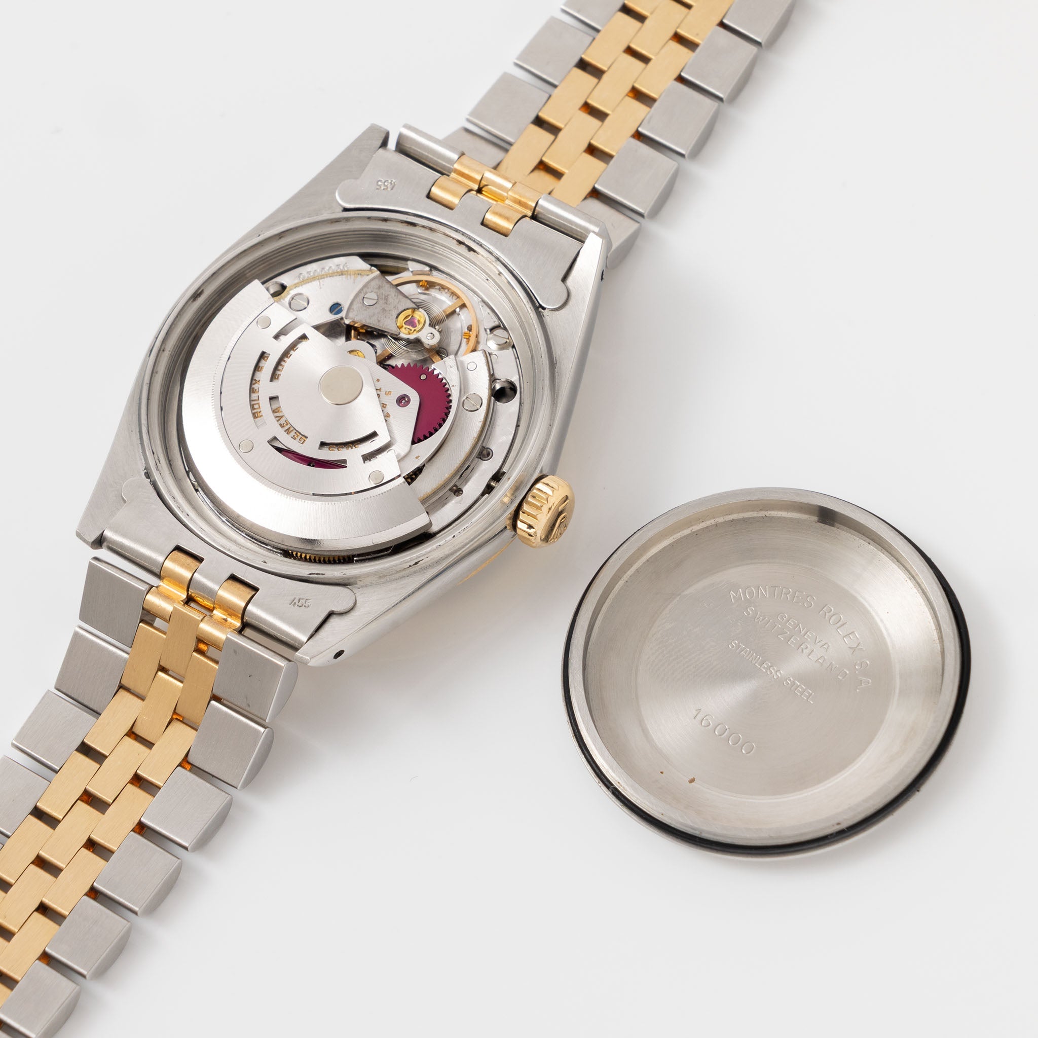 Rolex Datejust 16013 Blue Jubilee/Computer Dial in Steel and Gold with Original Box and Papers