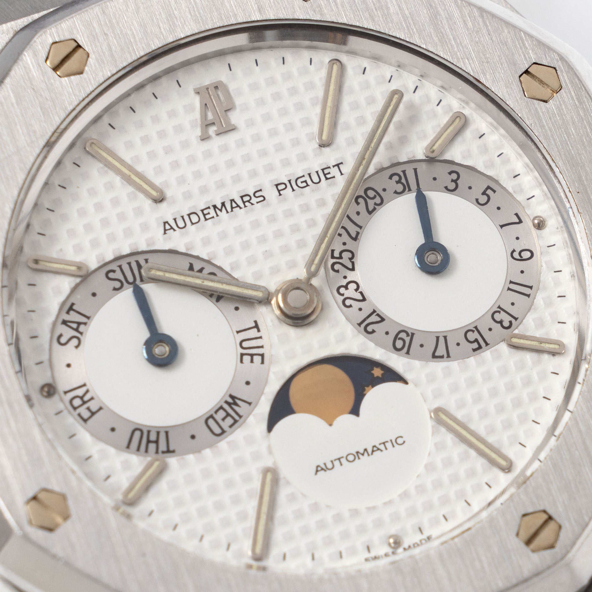 Audemars Piguet Royal Oak Day-Date Moonphase ref 25594ST Mk1 Dial