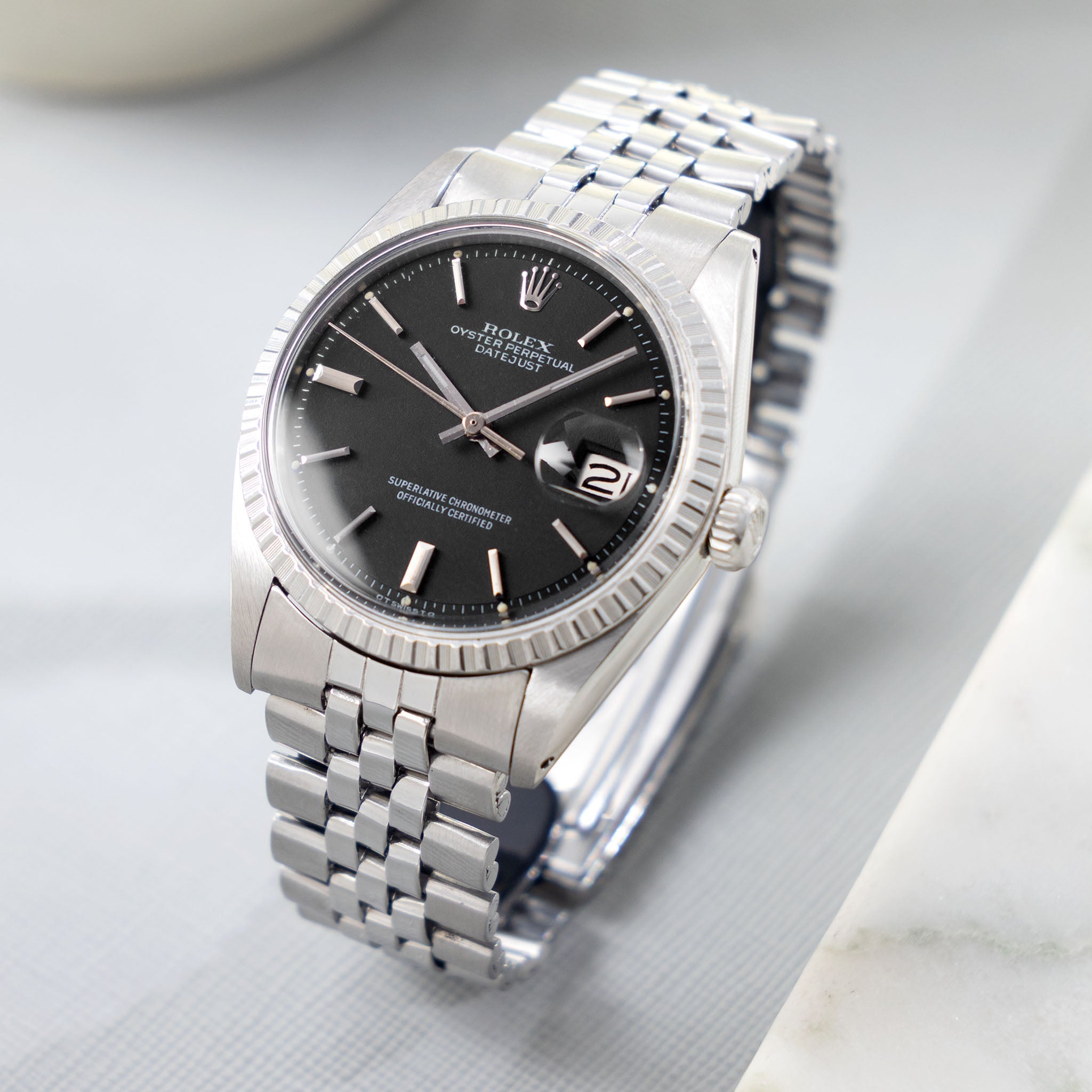 Rolex Datejust 1603 Black Sigma Dial
