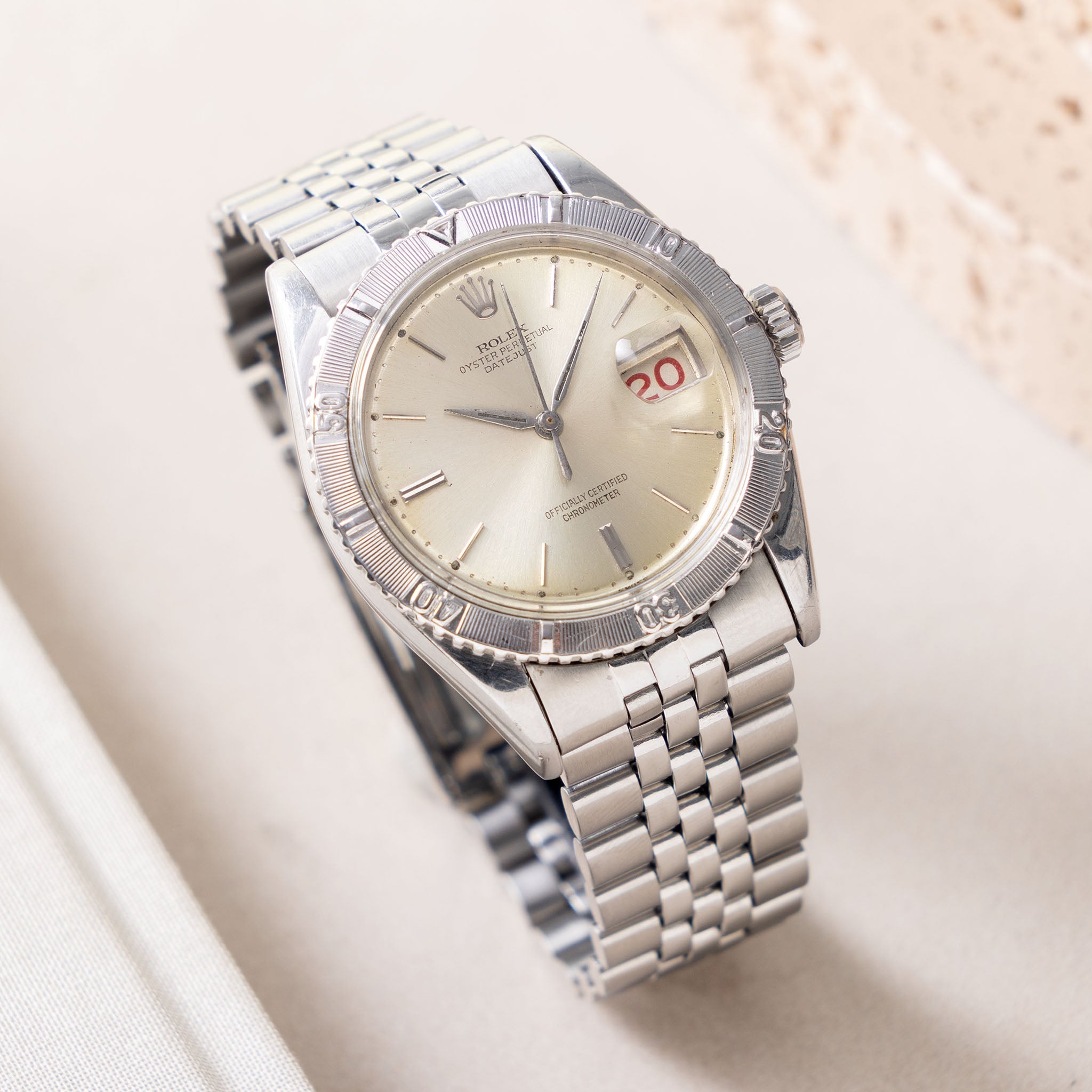 Rolex Datejust Turn-o-Graph 6309 Silver OCC Dial