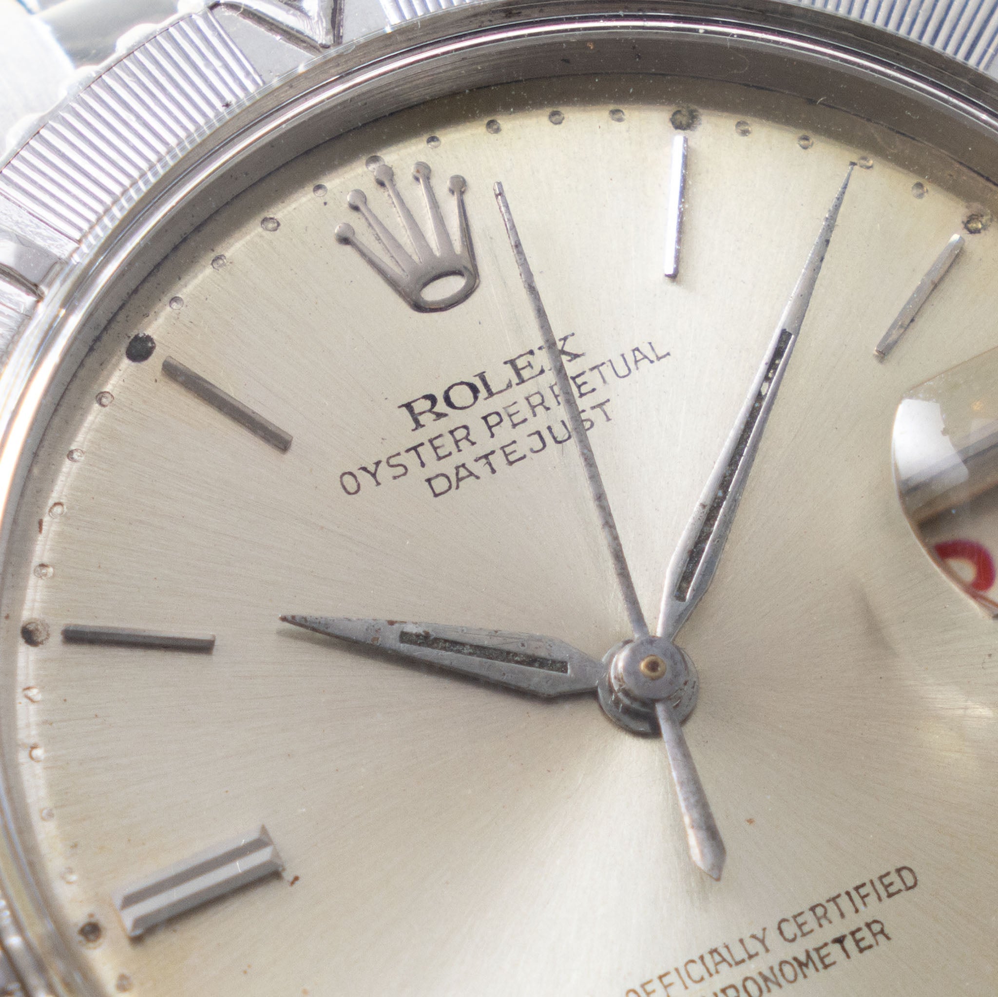 Rolex Datejust Turn-o-Graph 6309 Silver OCC Dial