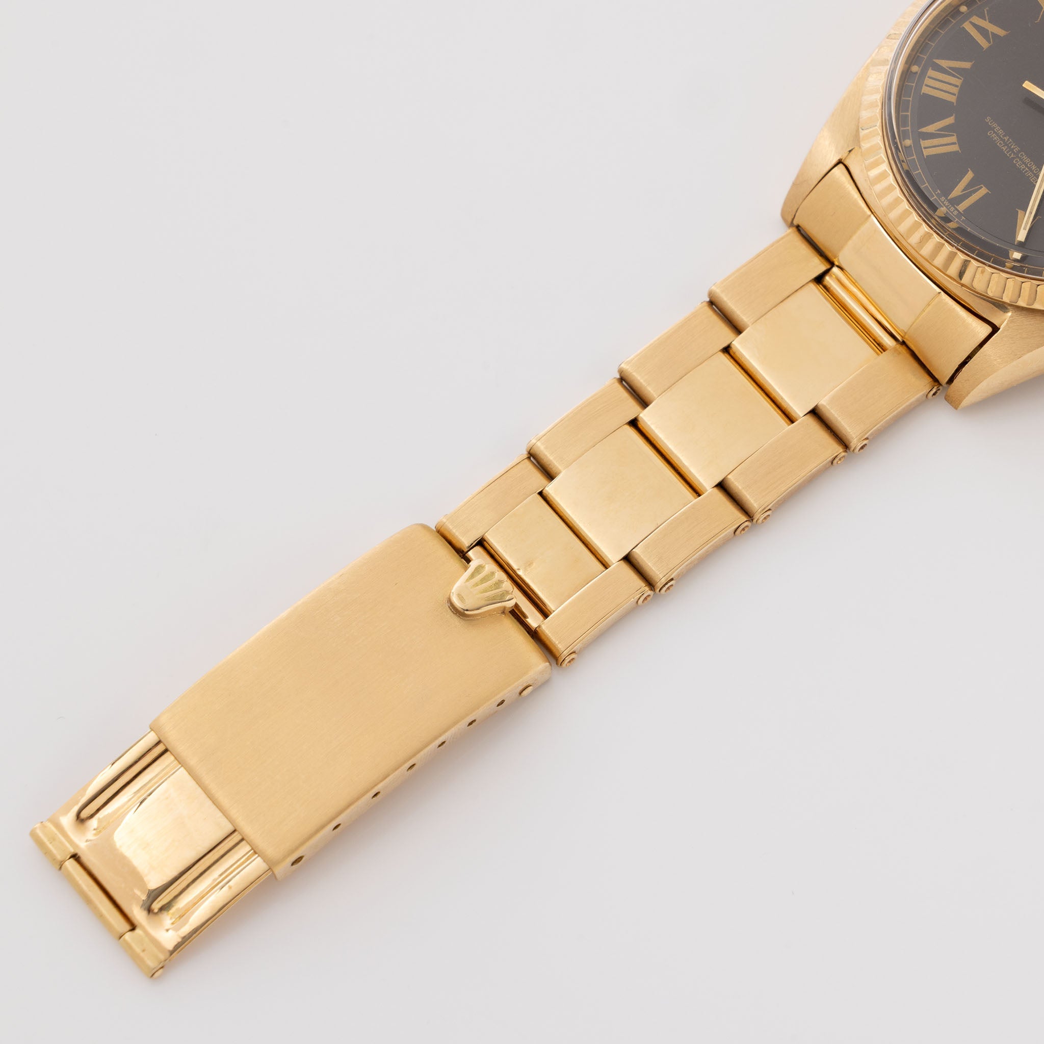 Rolex Day-Date 1803 Olive Grey Buckley Dial in 18k Yellow Gold
