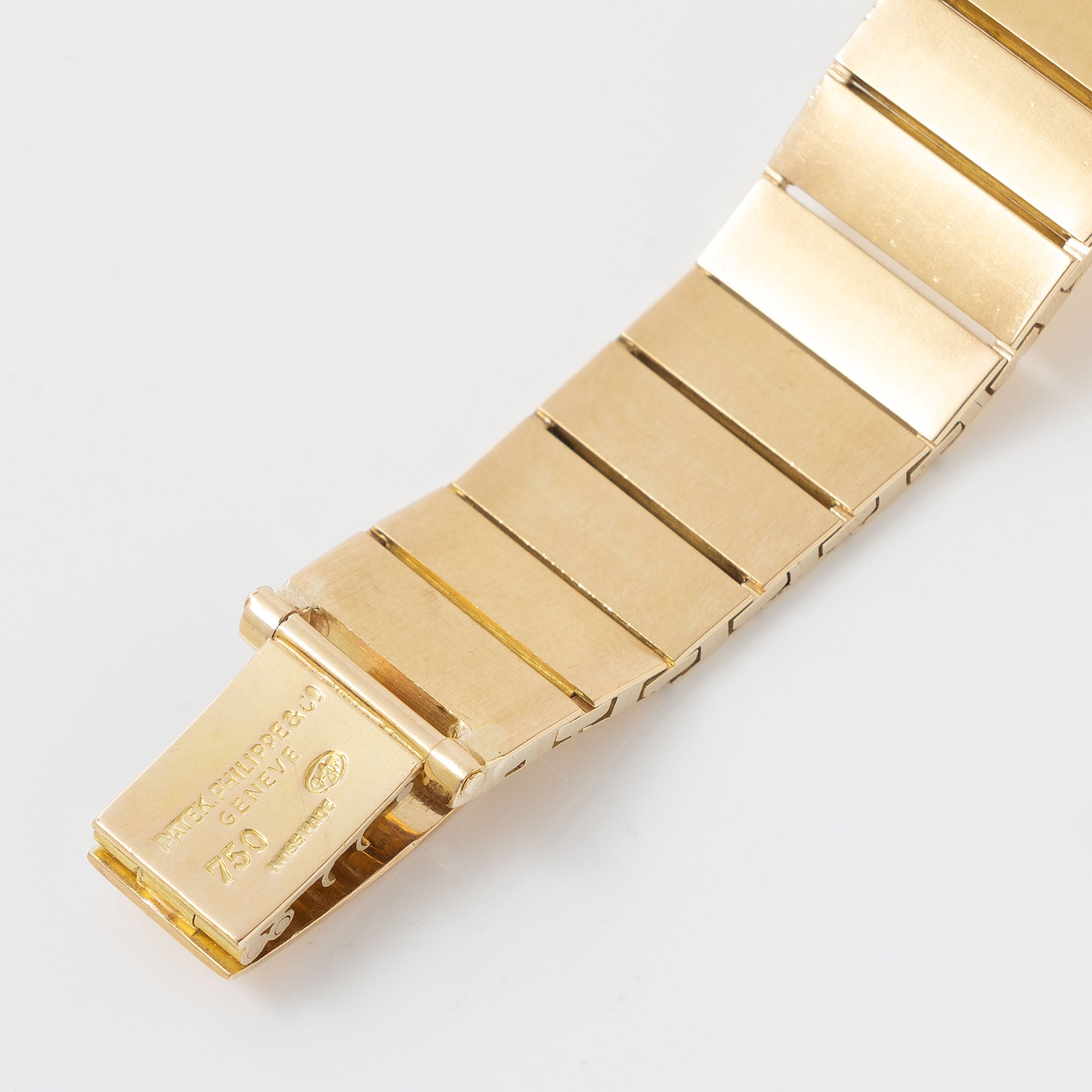 Patek Philippe Calatrava 2568 in 18k Yellow Gold with Gay Frerès Bracelet