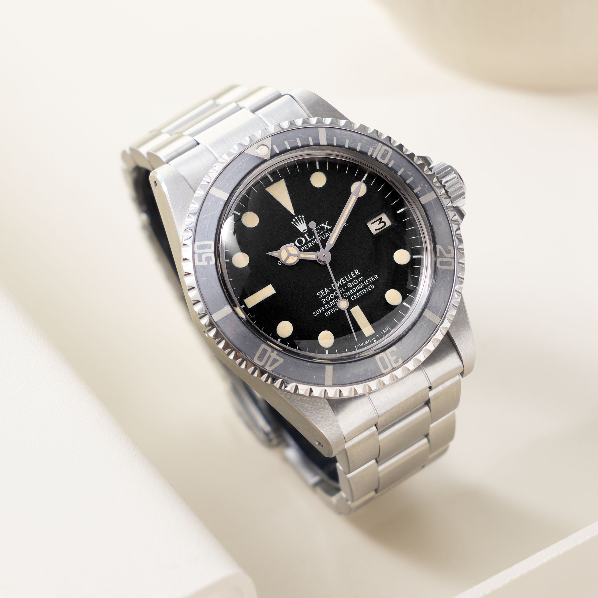 Rolex Sea-dweller 1665 MK1 Dial Ghost Bezel Box and Paper Set