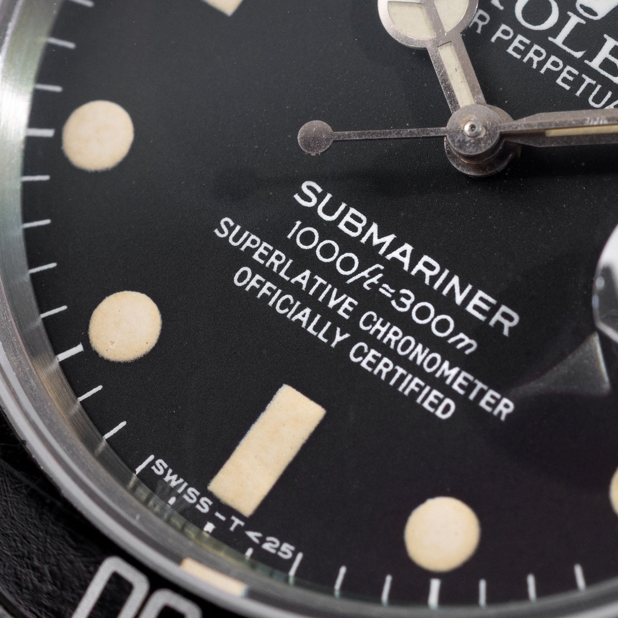 Rolex Submariner 16800 Matte Dial with Creamy Patina