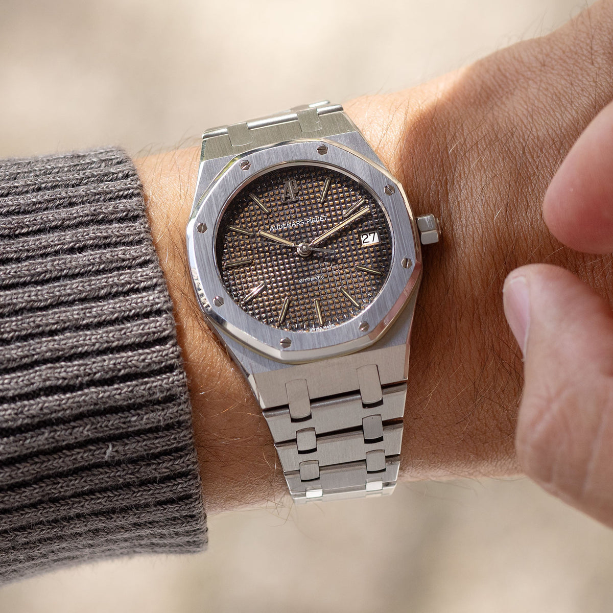 Audemars Piguet Royal-Oak 14700ST Tropical MK1 Dial Mini Jumbo