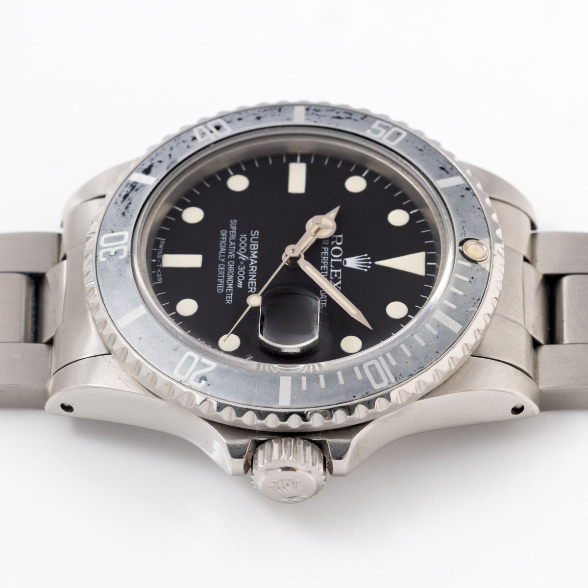 Rolex Submariner 16800 Matte Dial Ghost Bezel with Original Box and Papers