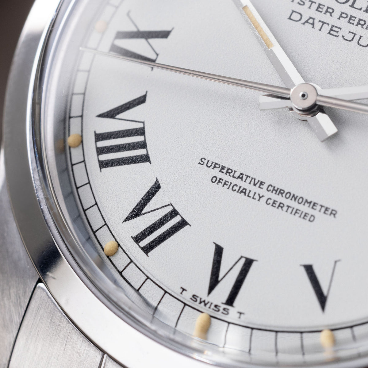 Rolex Datejust 1600 White Buckley Dial