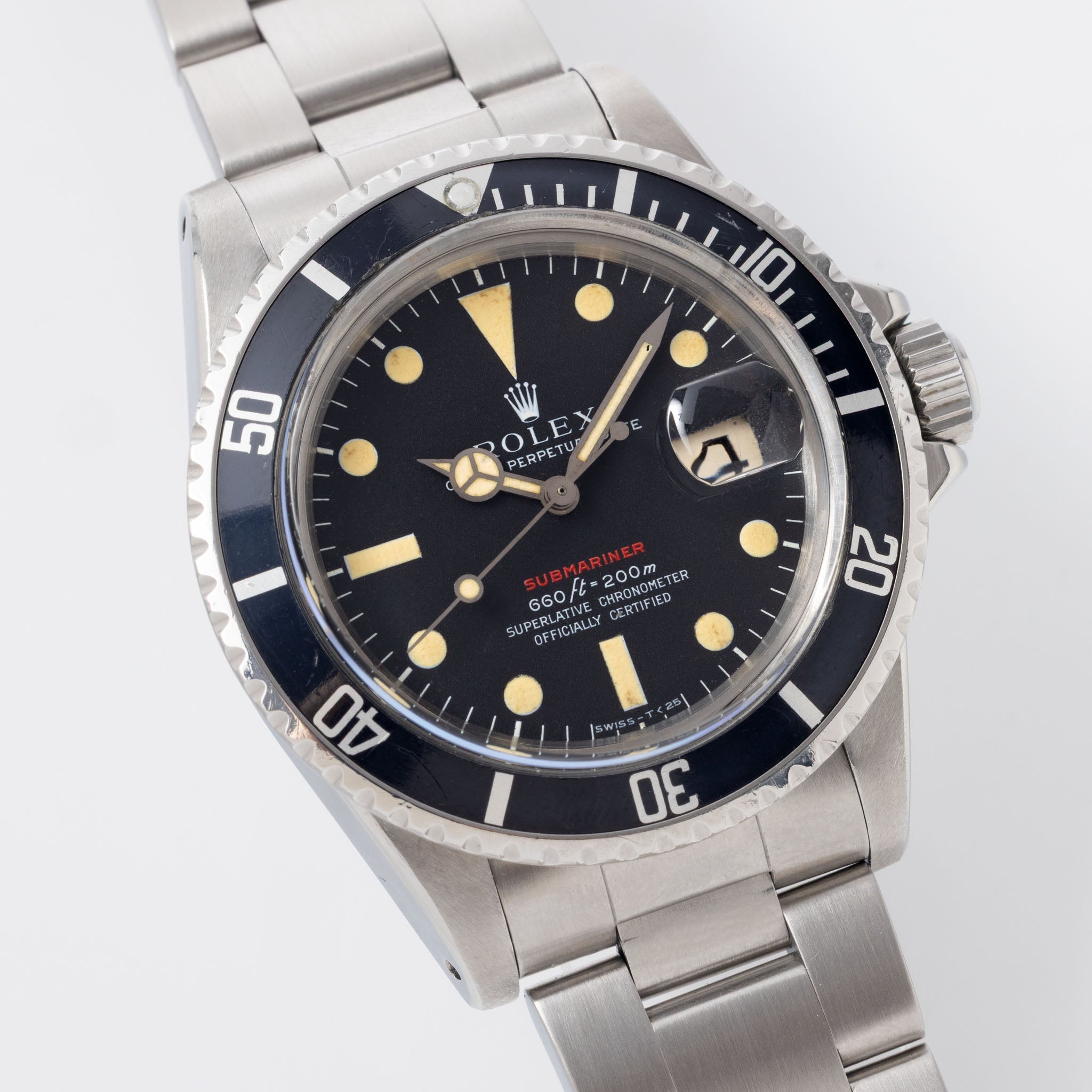 Rolex Submariner 1680 Red MK4 Dial with Vivid Patina