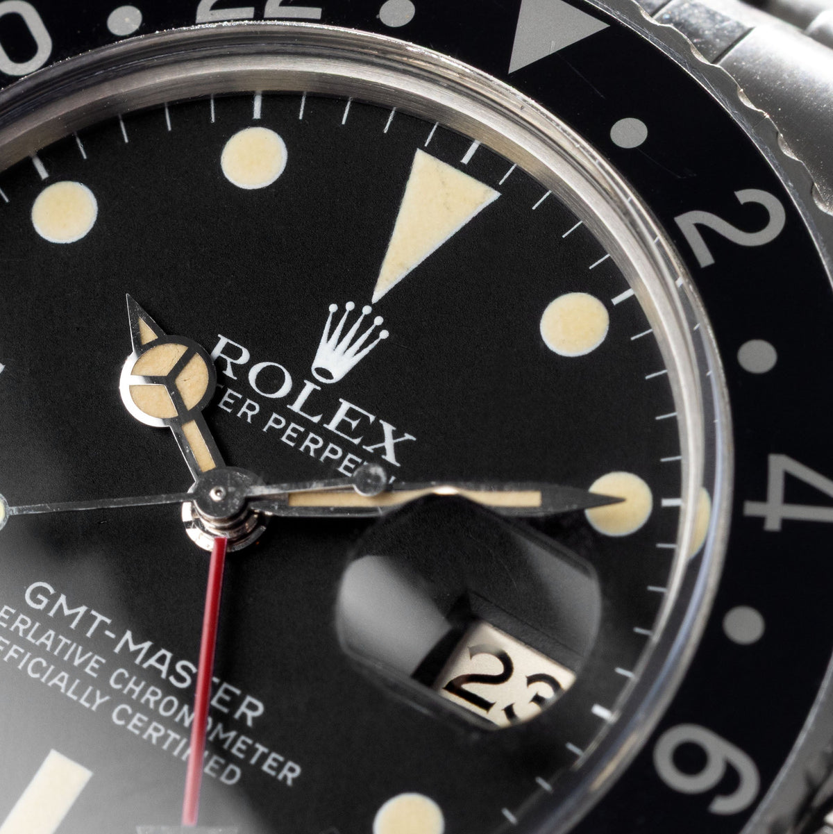 Rolex GMT-Master 16750 Matte Dial “Vivid Patina” with Original Box