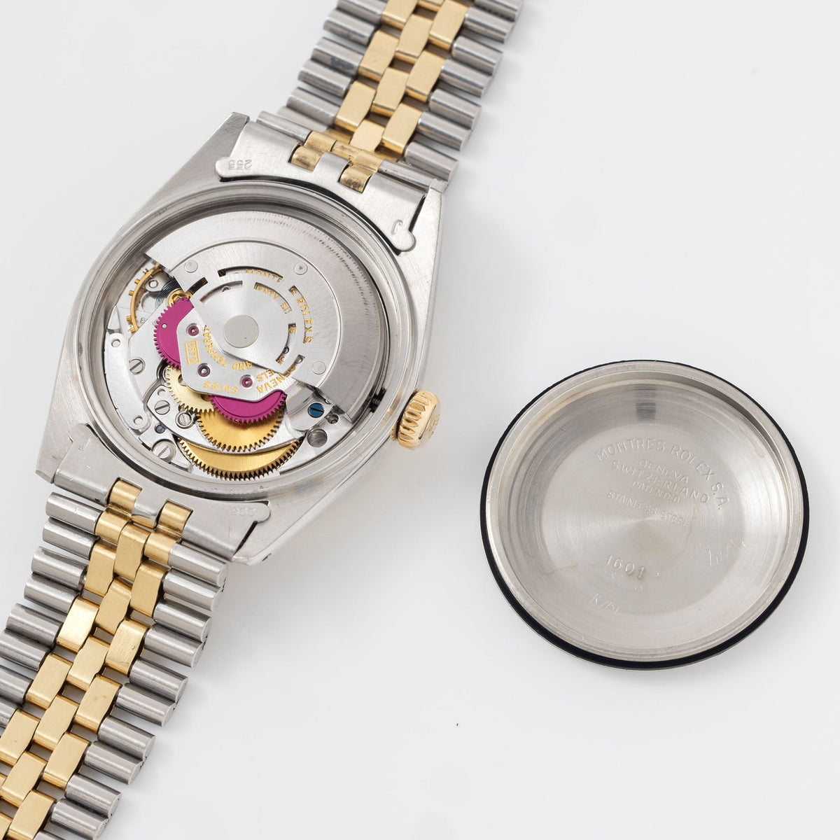 Rolex Datejust 1601/3 Blue Sigma Dial in Steel and Yellow Gold