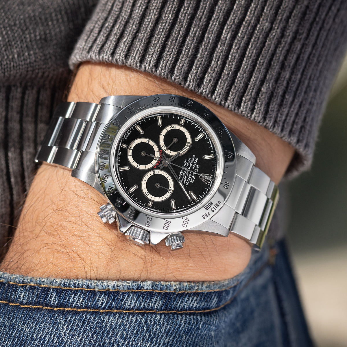 Rolex Cosmograph Daytona 16520 Black Dial T-series