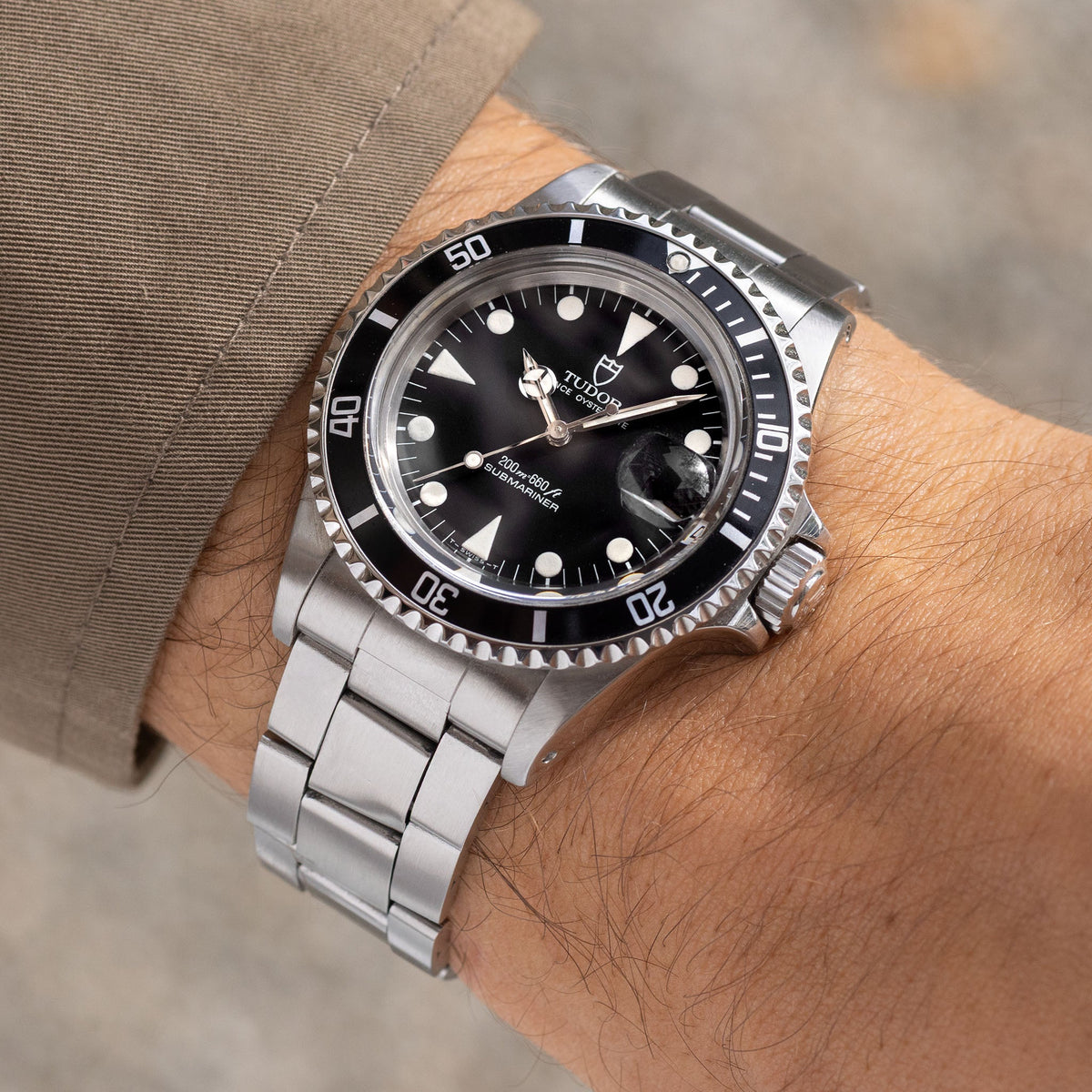 Tudor Submariner 79090 Black Dial with Original Warranty Paper