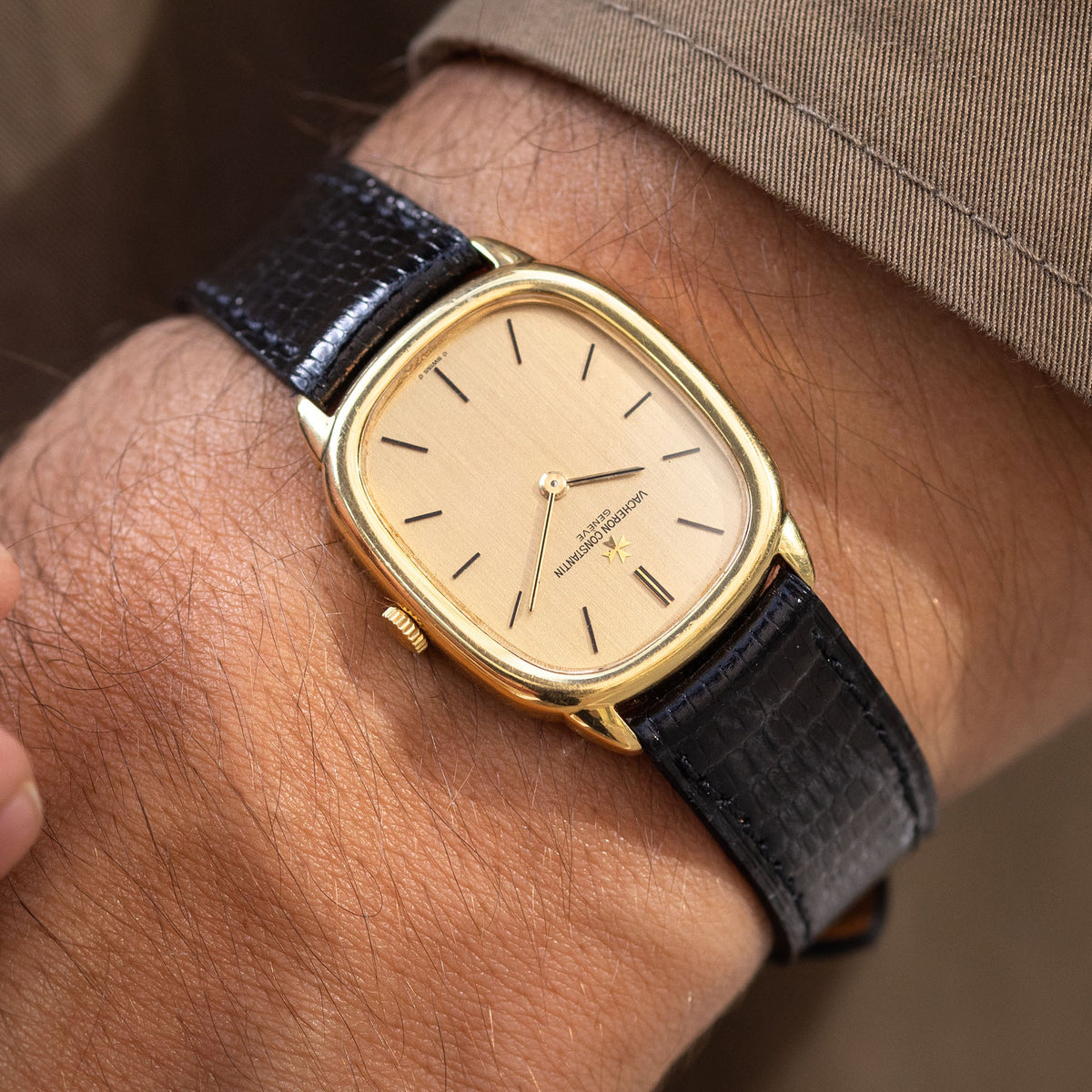 Vacheron Constantin Ellipse Ref. 39007 – Champagne Sigma Dial with Box and Papers