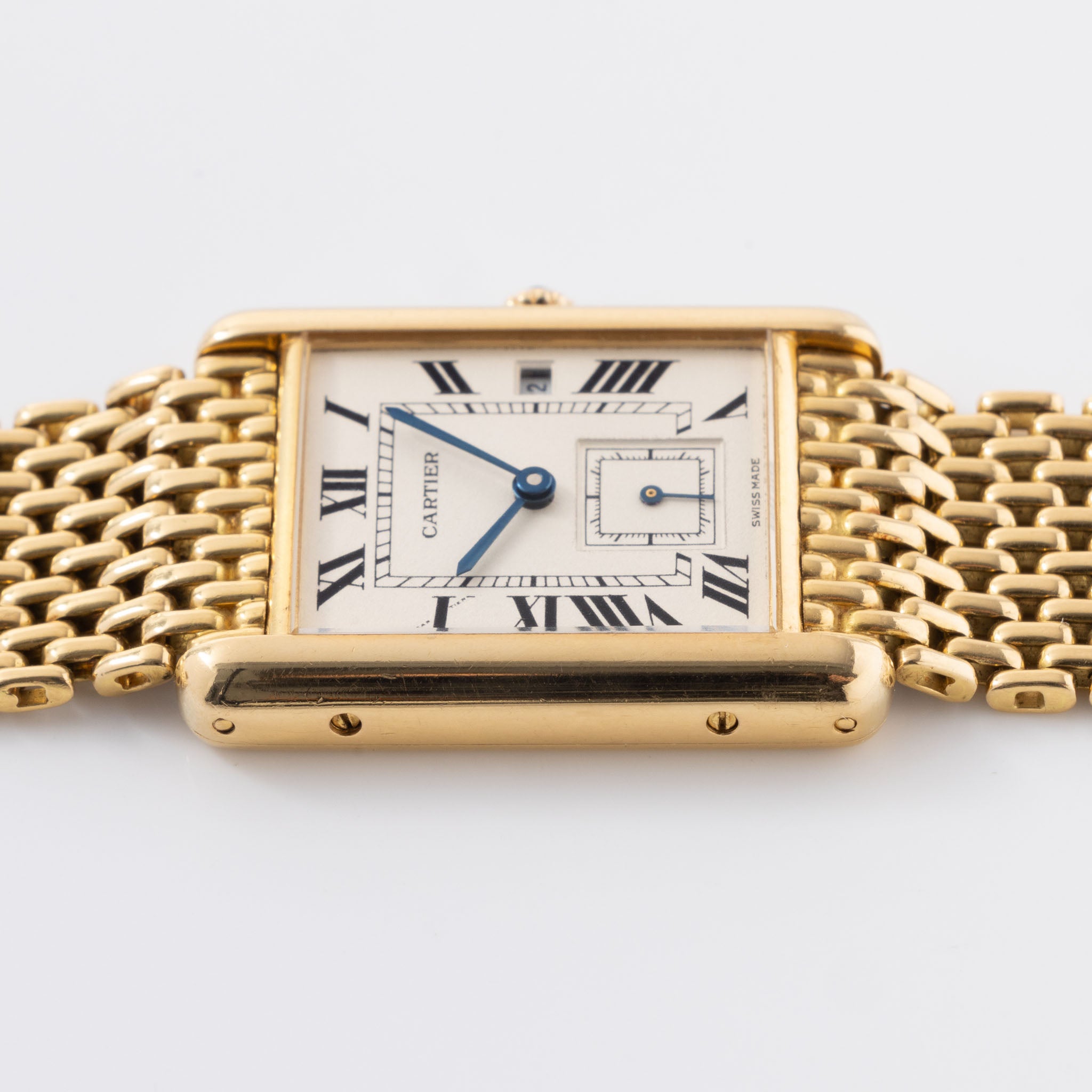 Cartier Tank Louis 18kt Gold with gold Bracelet