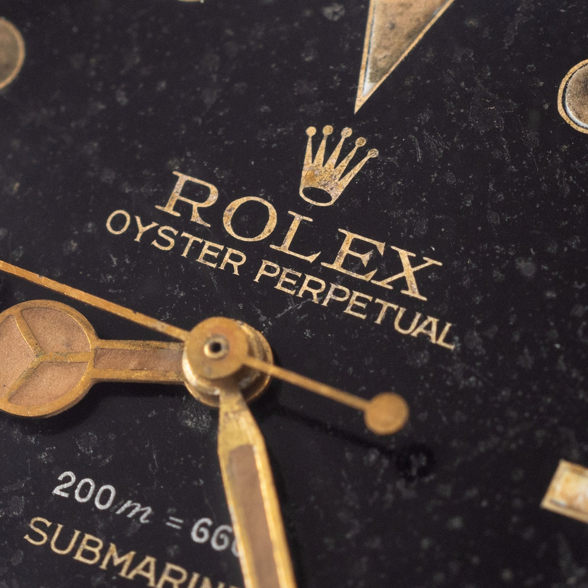 Rolex Submariner "Big Crown" Red Triangle Insert ref 6538