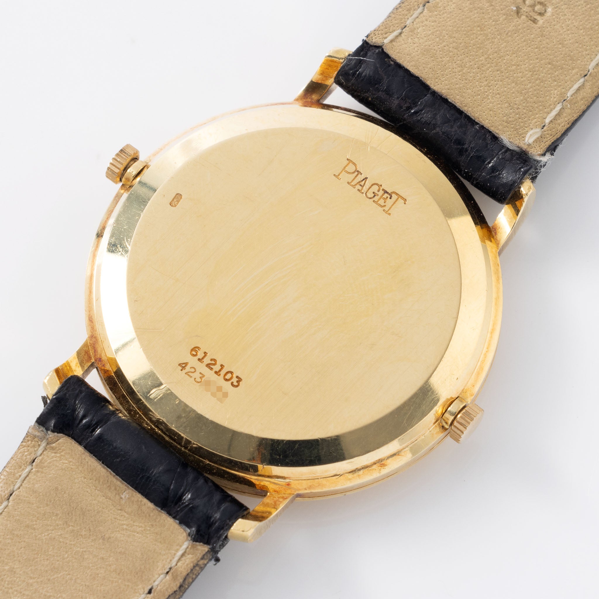 Piaget Asprey-Signed Altiplano Dual Time Yellow Gold Ref 612103