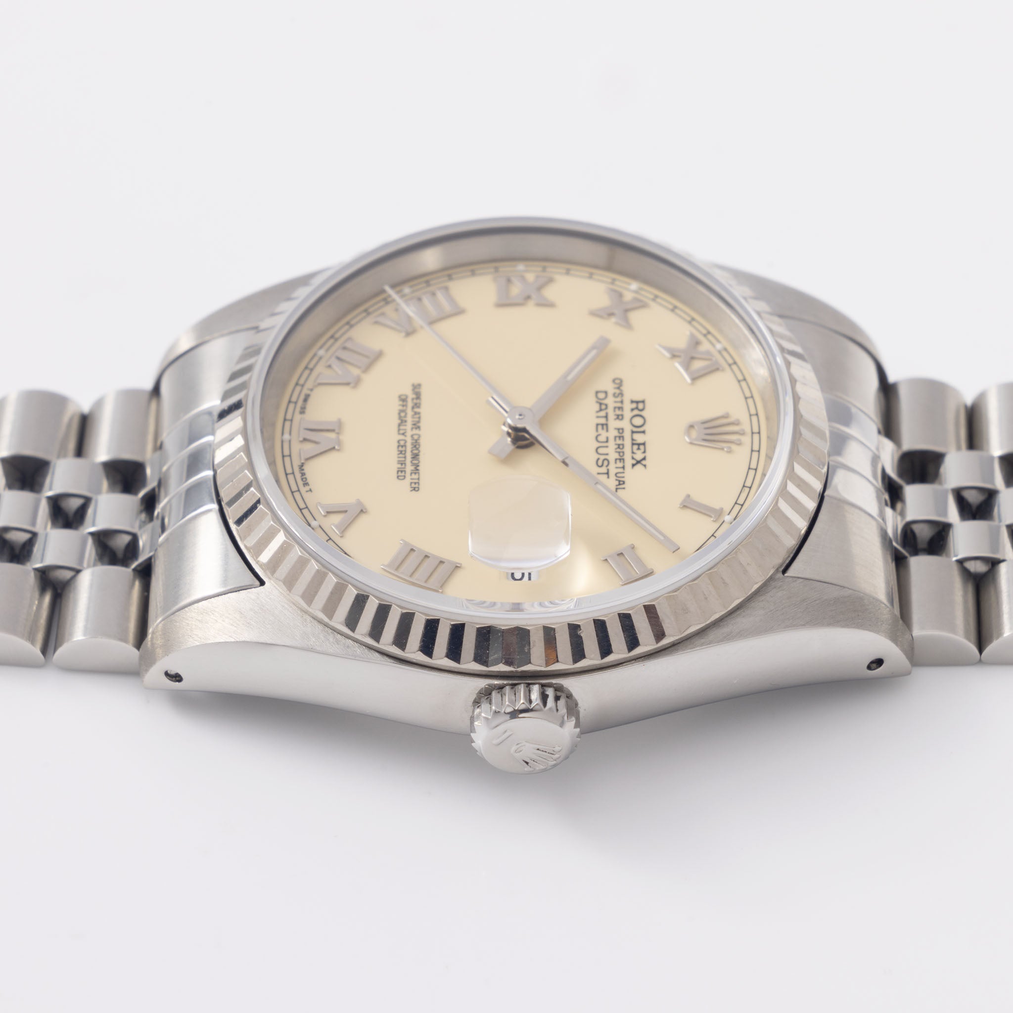Rolex Datejust Cream Dial with Roman Hours Ref 16234