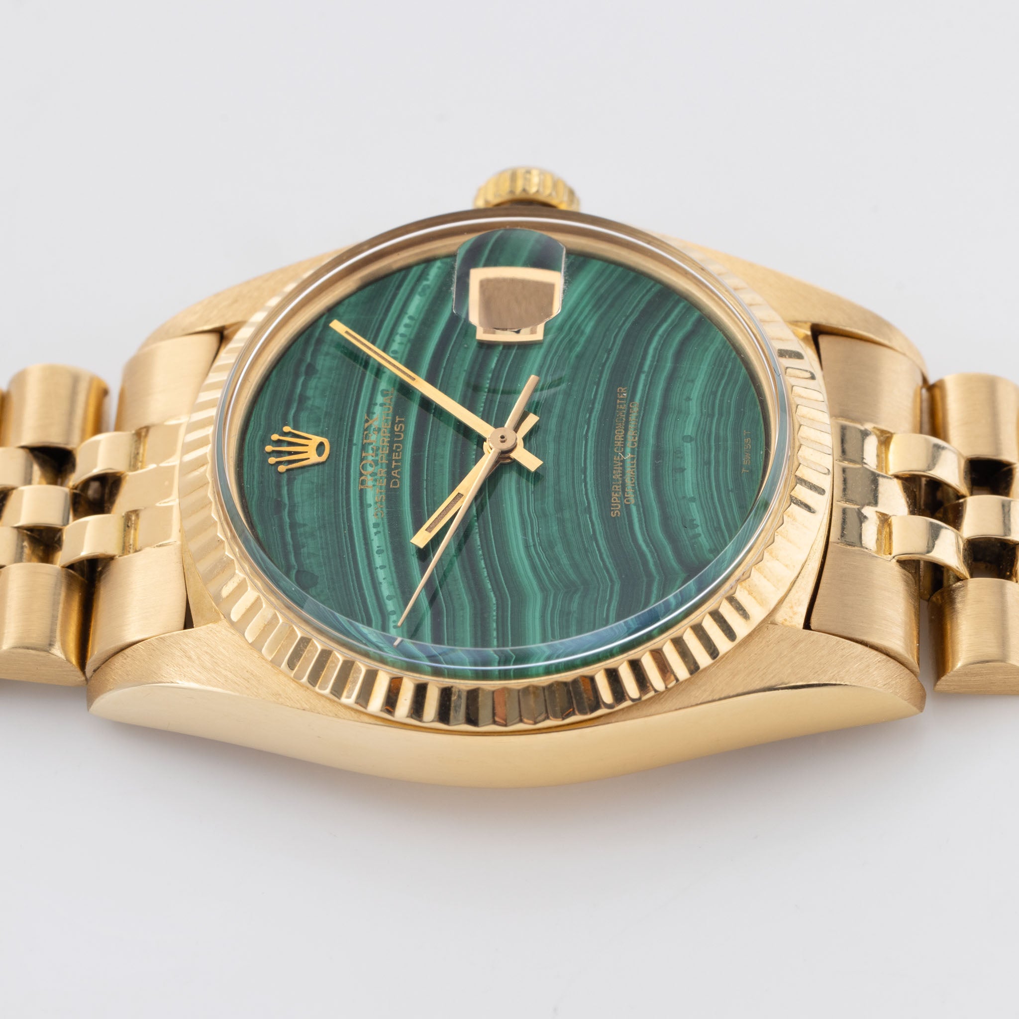 Rolex Datejust 1601/8 Malachite stone dial