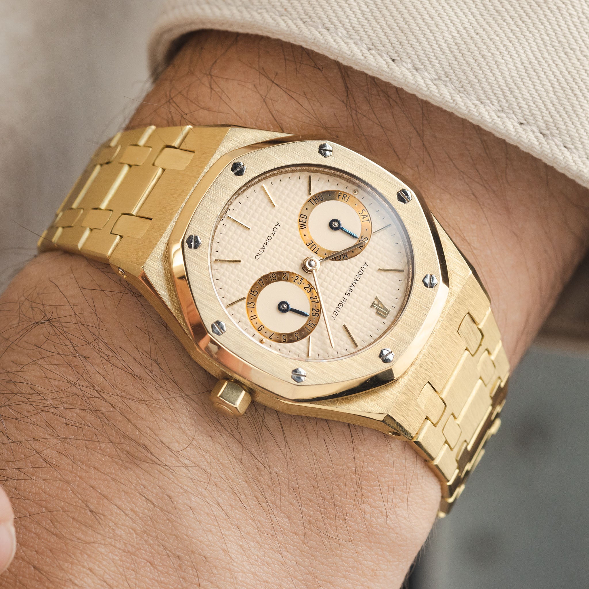 Audemars Piguet Royal Oak Day Date in 18kt Yellow Gold "Owl" With Archive Extract