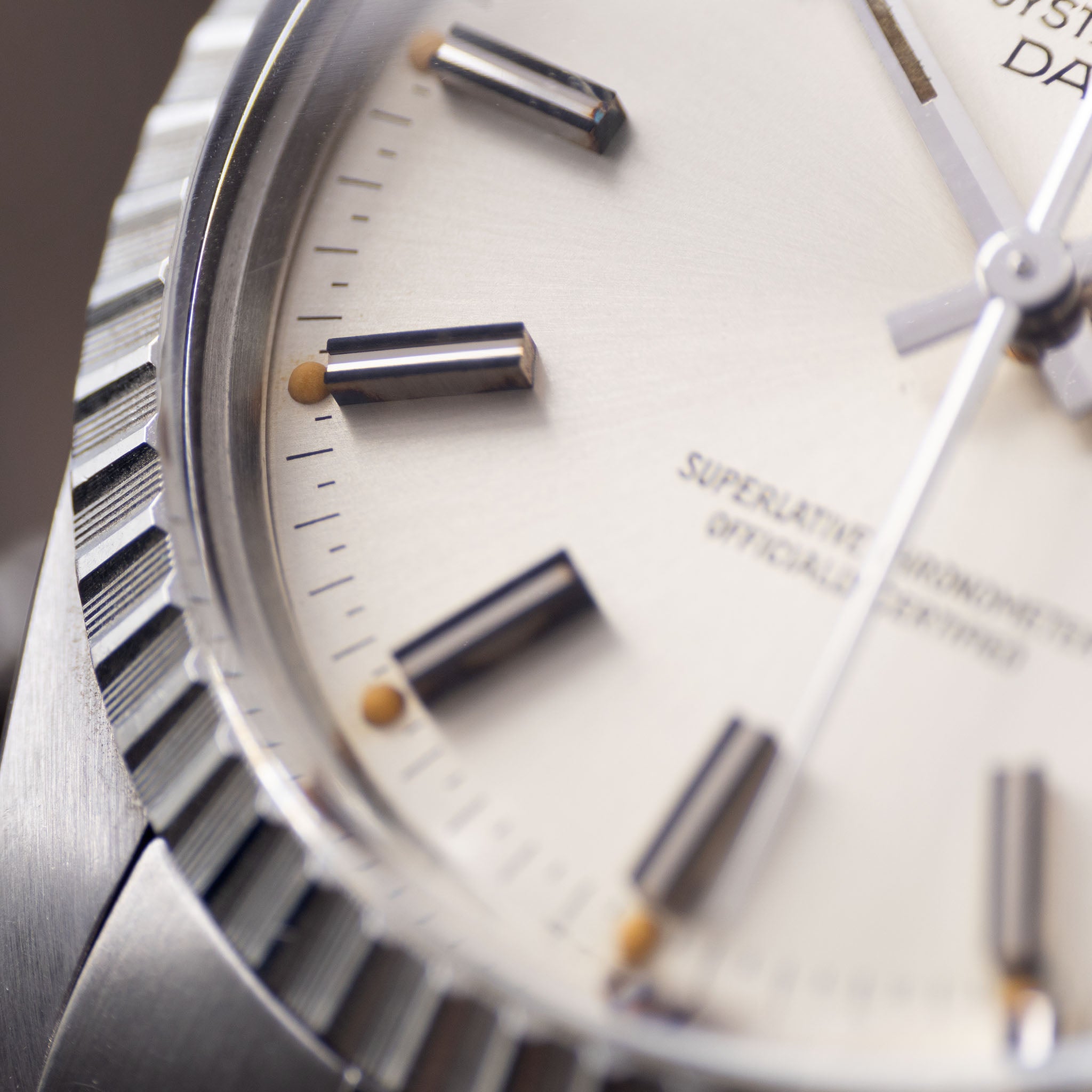 Rolex Datejust 16030 Patina Silver Dial Guarantee Paper