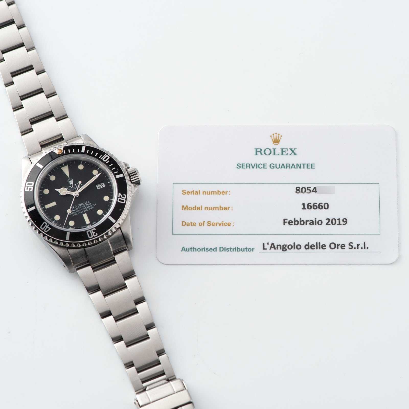 Rolex Seadweller Mk1 Matte Dial Reference 16660