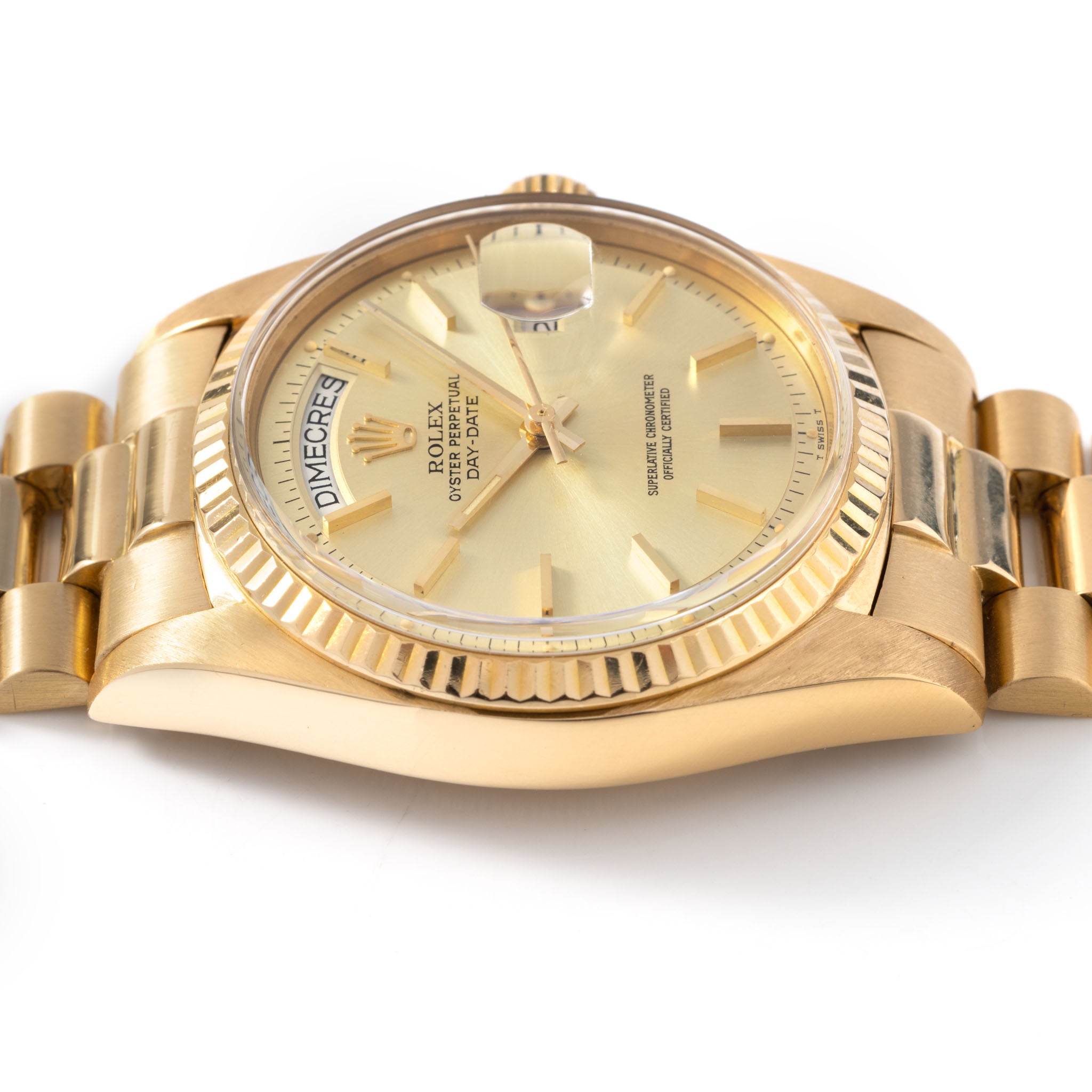 Rolex Day-Date 1803 Yellow Gold Champagne Dial