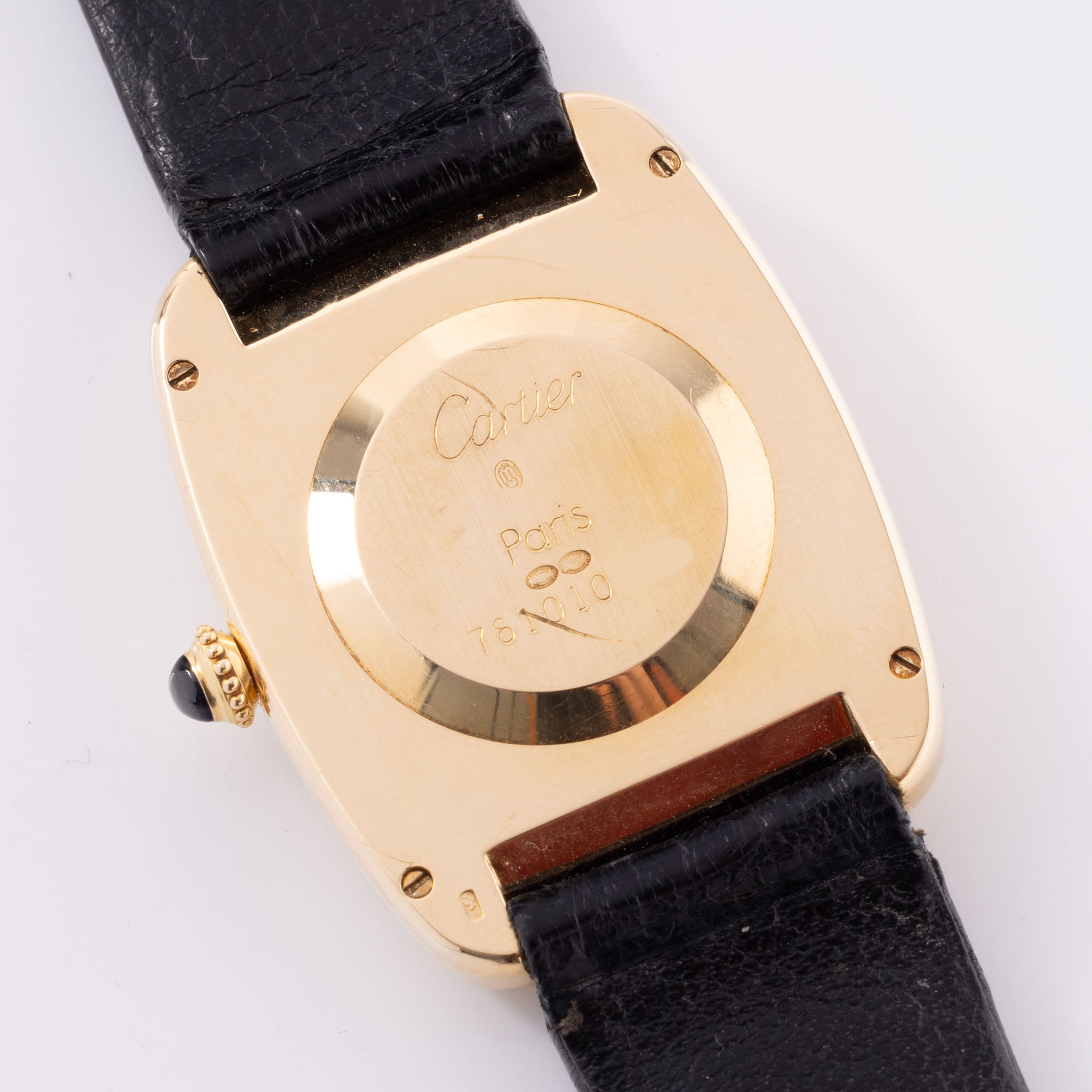 Cartier Tonneau Fabergé 7810 18k Yellow Gold