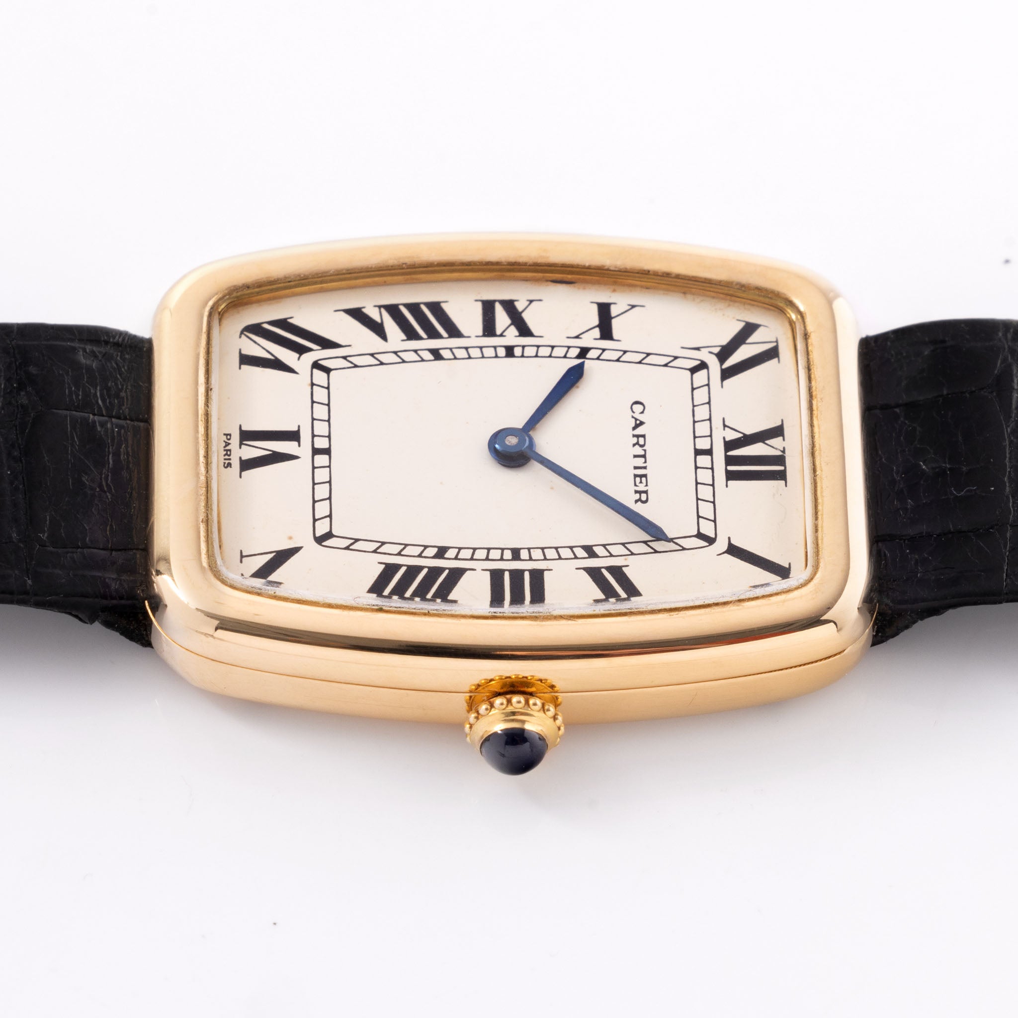 Cartier Tonneau Fabergé 7810 18k Yellow Gold