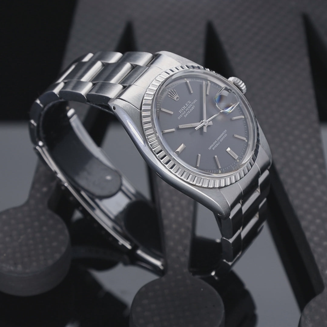 Rolex Datejust 1603 Grey Soleil Sigma Dial