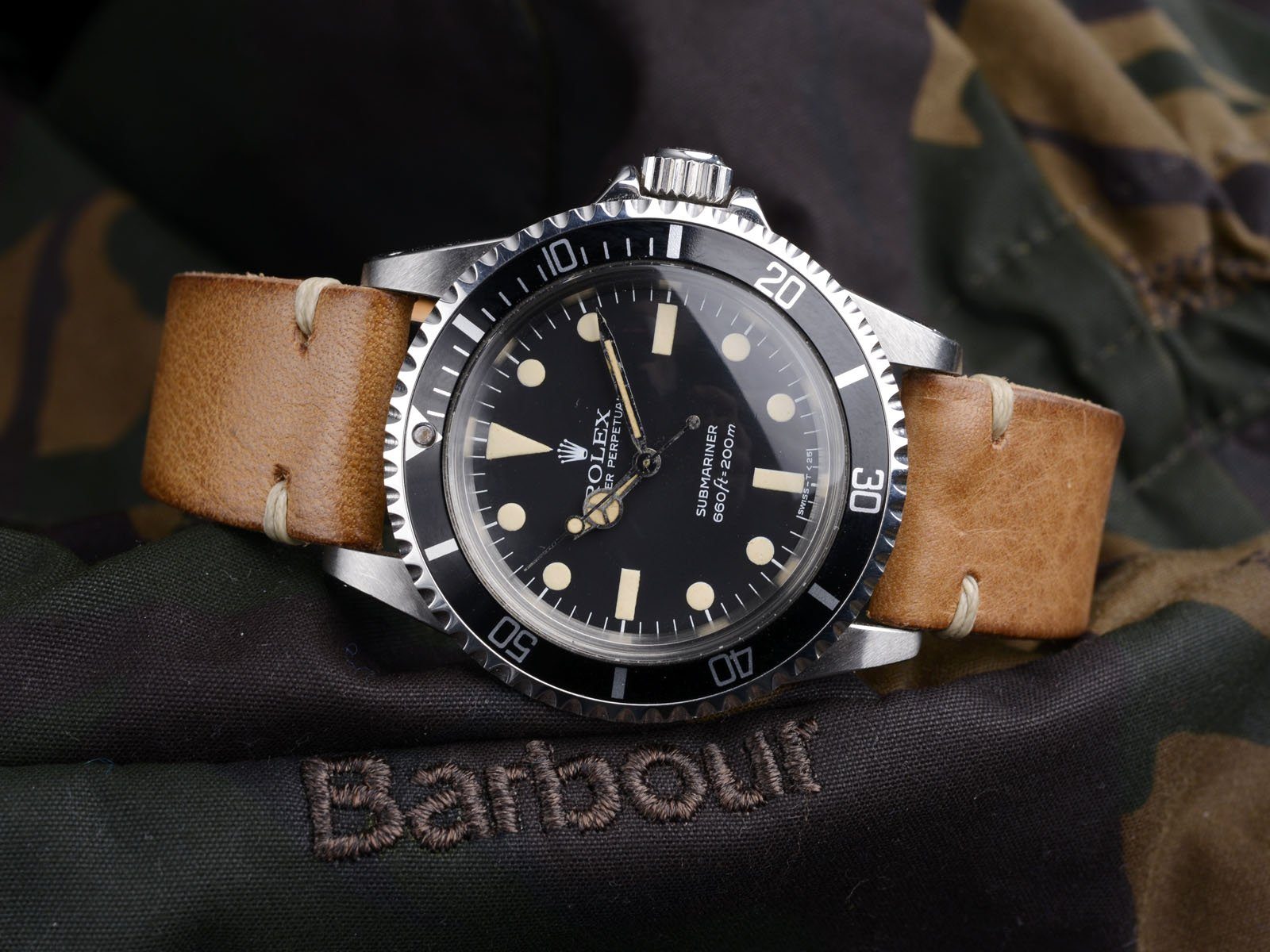 CURATED ‘CAMO SAPPER’ ROLEX 5513 MAXI MK2 SUBMARINER