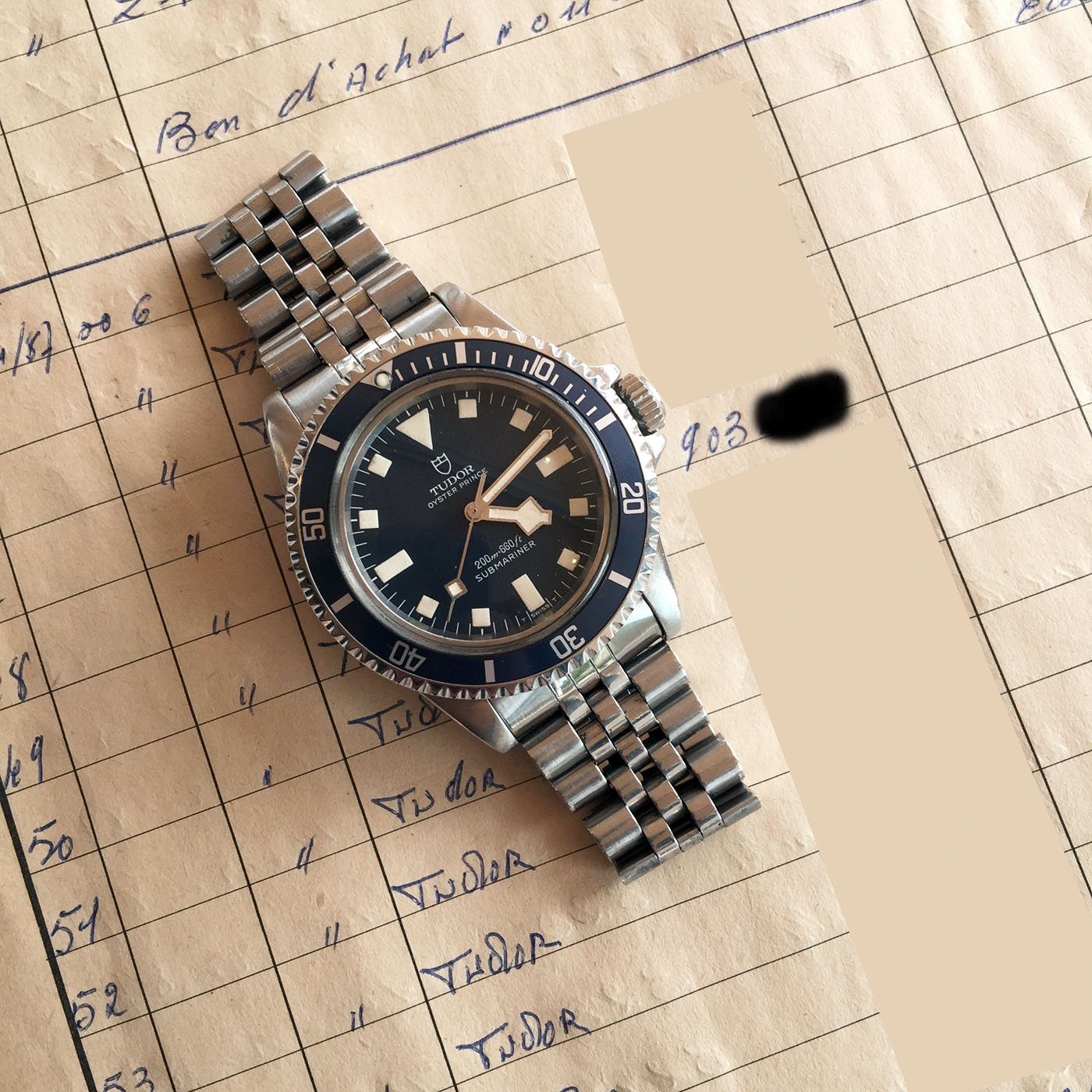 TUDOR MN SNOWFLAKE 1977 MARINE NATIONALE