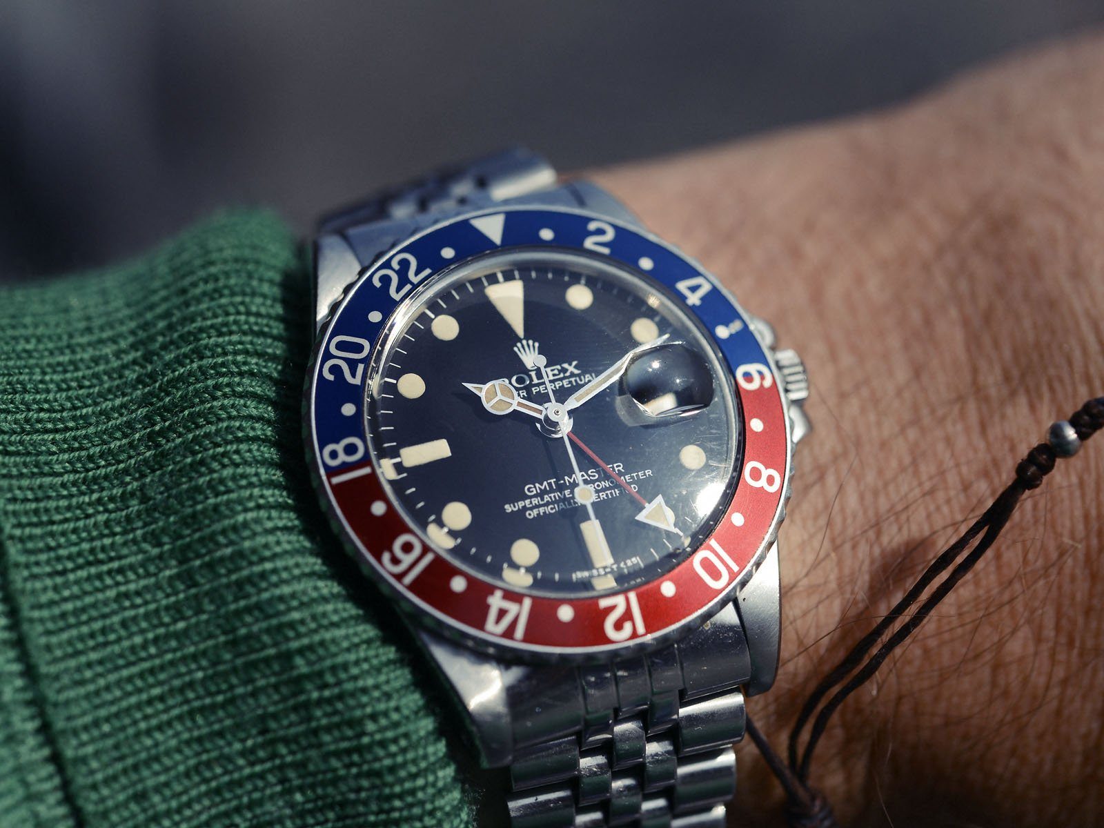 CURATED ROLEX 1675 GMT MAXI DIAL WITH PAPERS