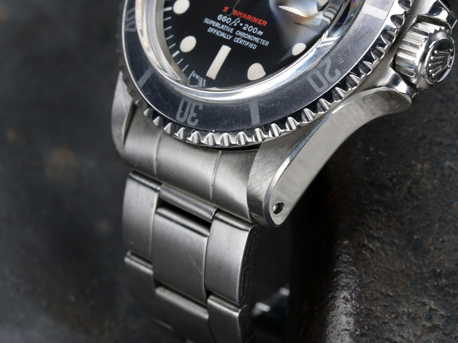 ROLEX 1680 RED SUBMARINER FROM 1972