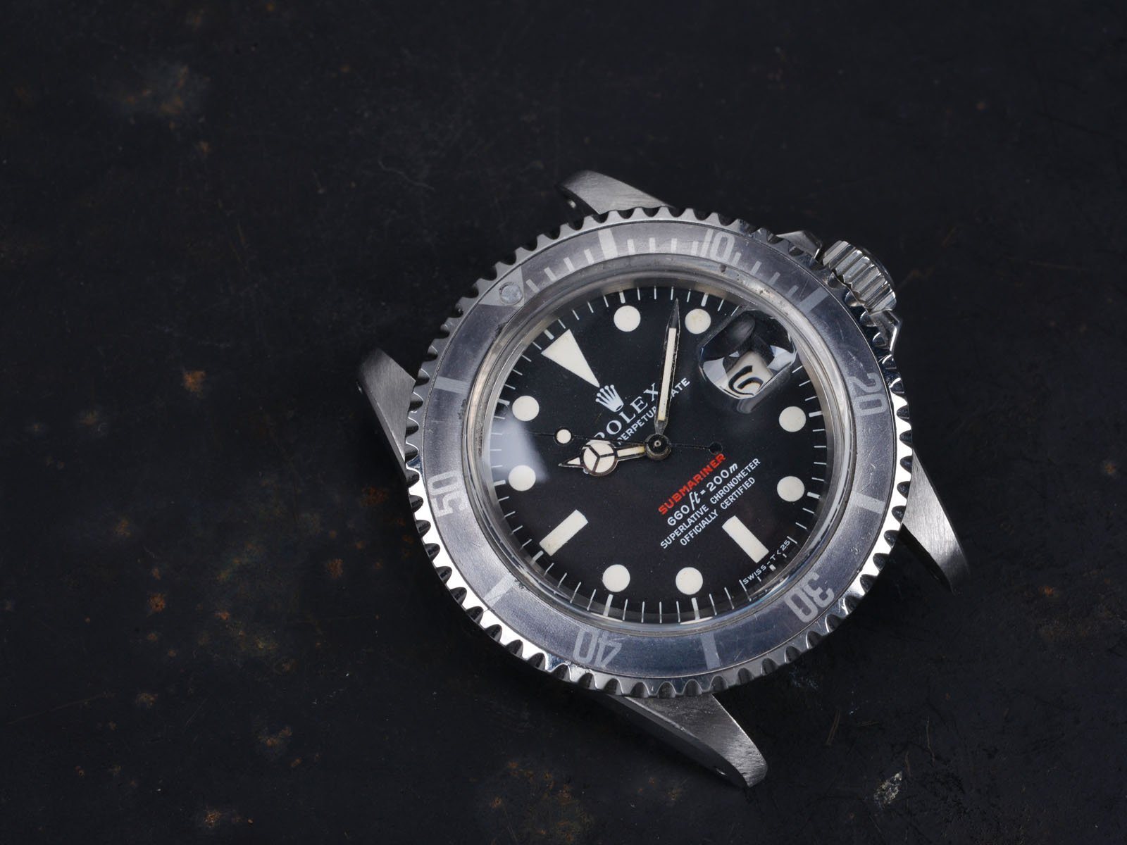 ROLEX 1680 RED SUBMARINER FROM 1972