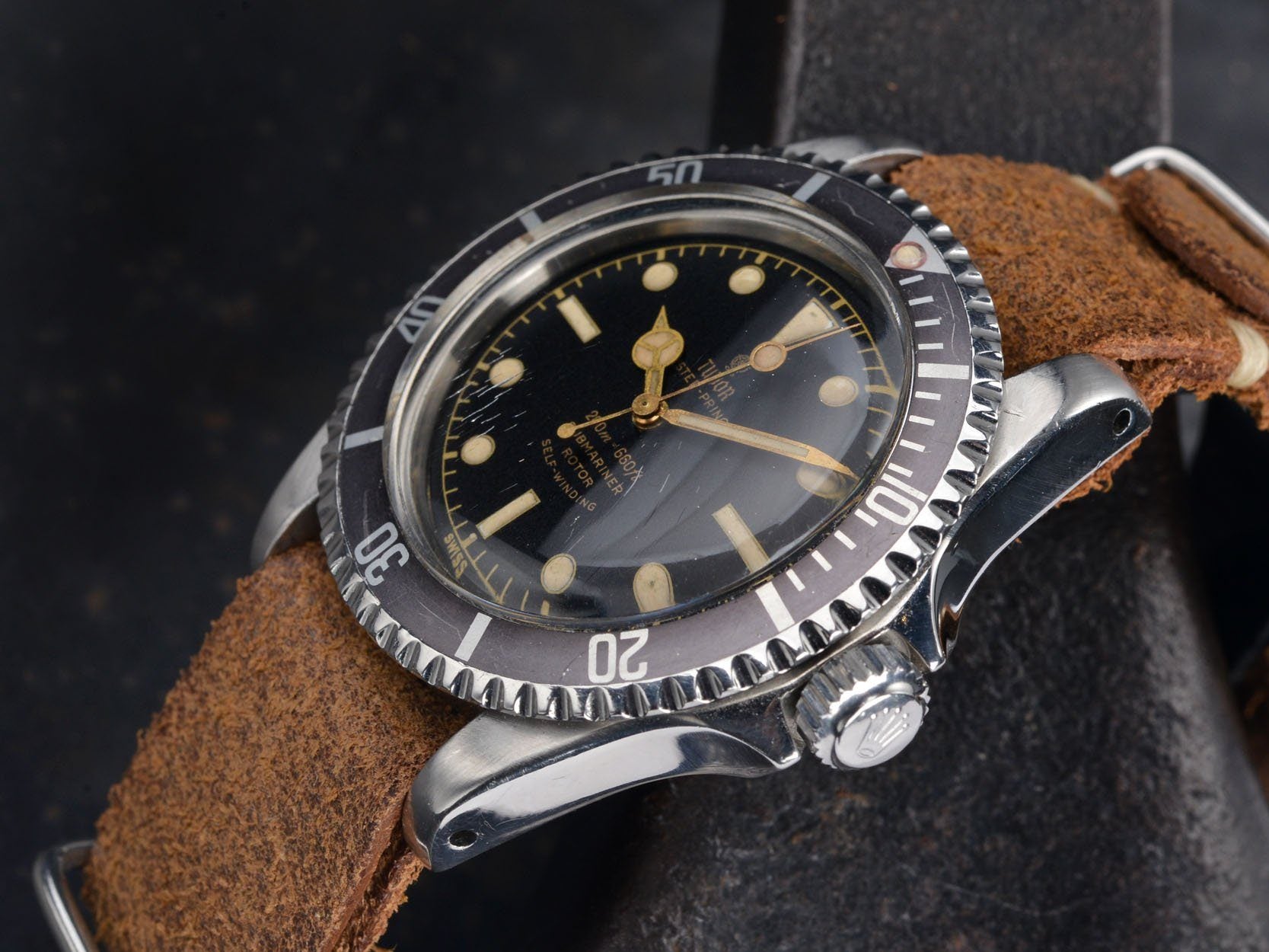 TUDOR 7928 PCG GILT SUBMARINER EXCLAMATION DOT