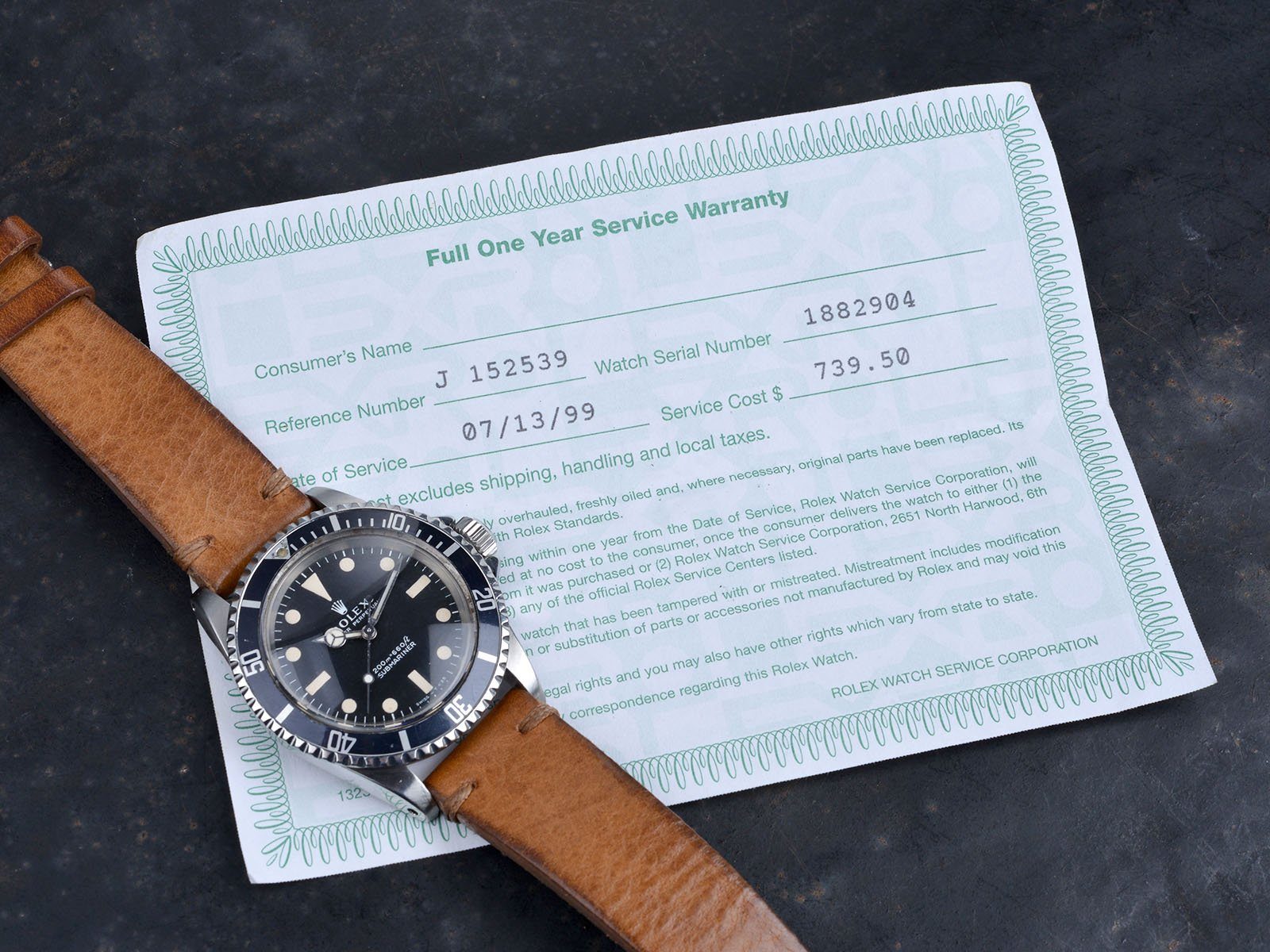 ‘GET IN TO VINTAGE ROLEX’ 5513 PACKAGE