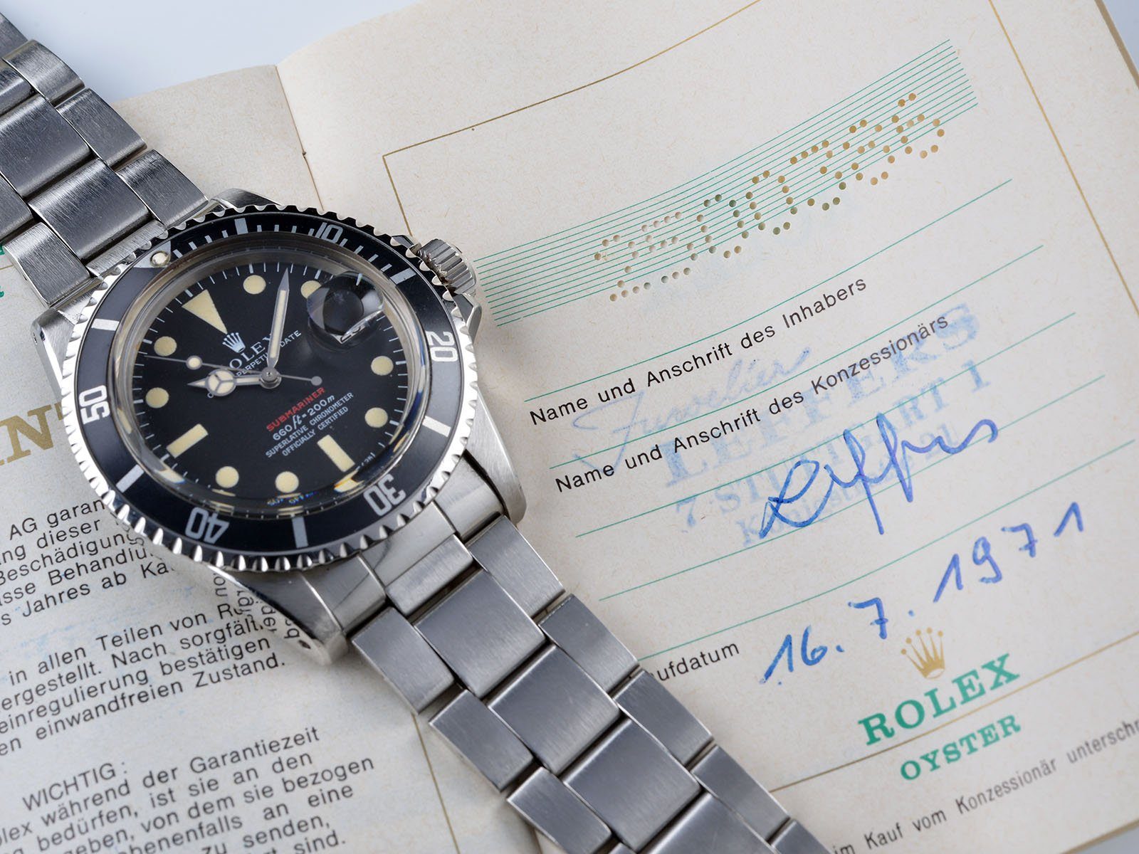 ROLEX 1680 RED ‘FROM ROAD TO REEF’ CURATED PACKAGE