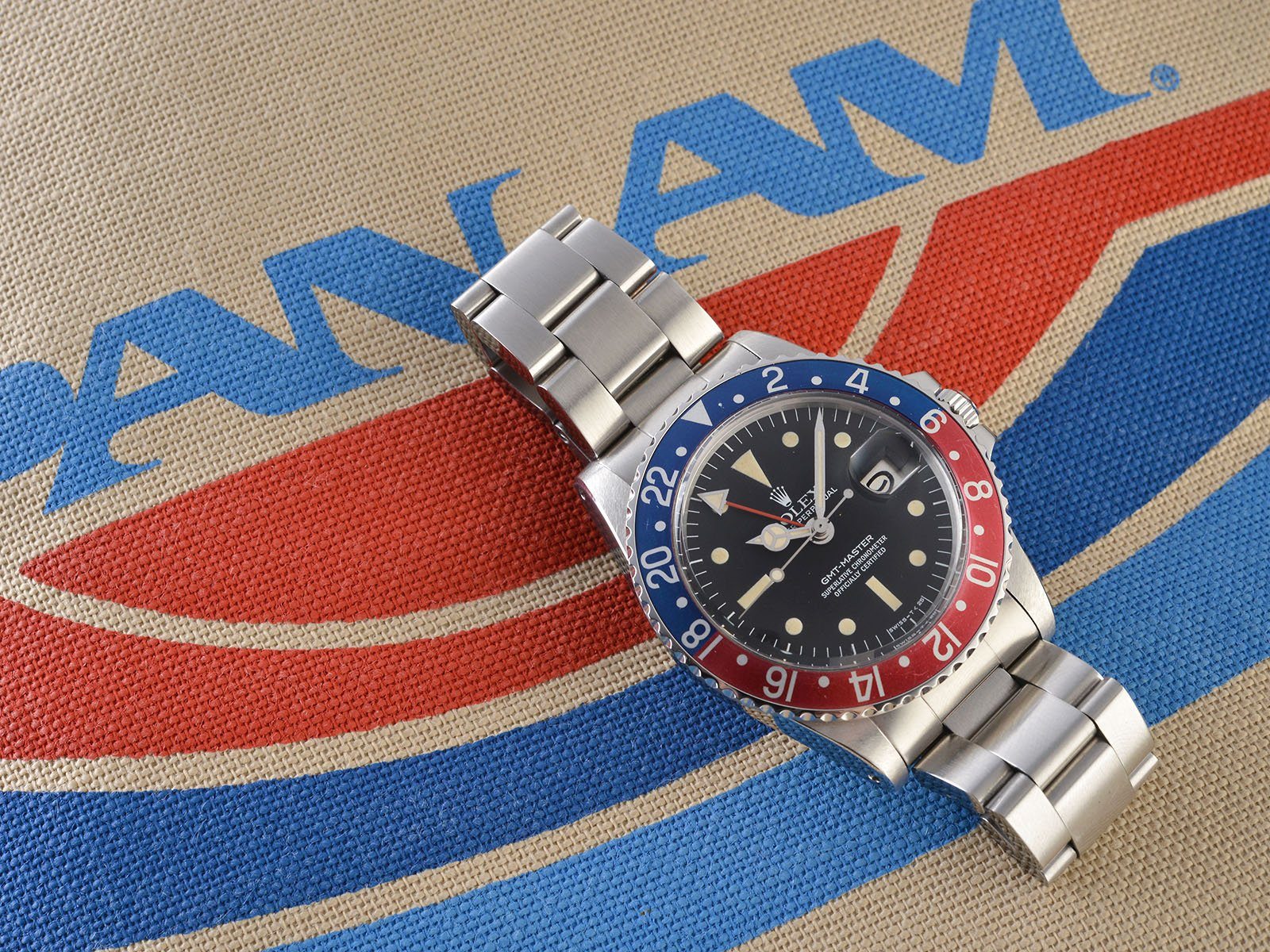 ROLEX 1675 RADIAL CURATED ‘ PAN AM PACK ‘