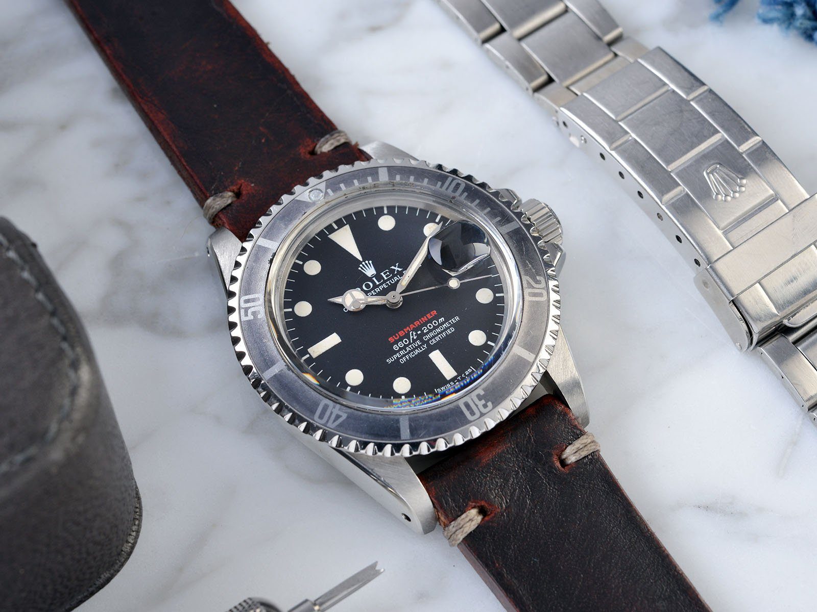 CURATED ROLEX 1680 RED SUBMARINER MK4