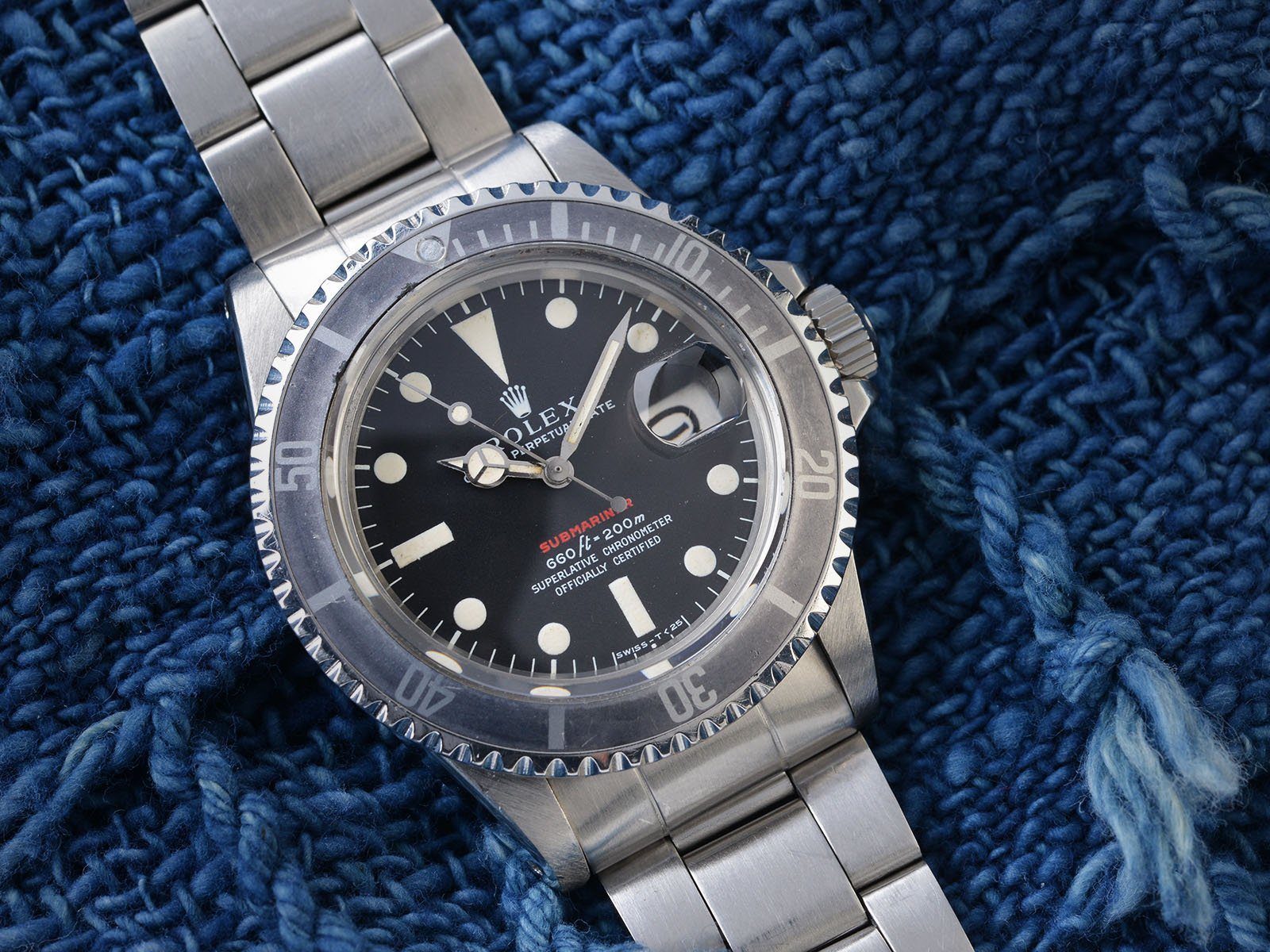 CURATED ROLEX 1680 RED SUBMARINER MK4